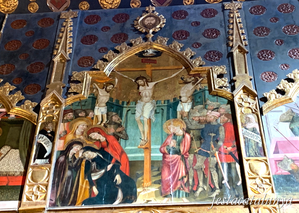 Rubió - Retaule de Santa Maria (Crucifixió)