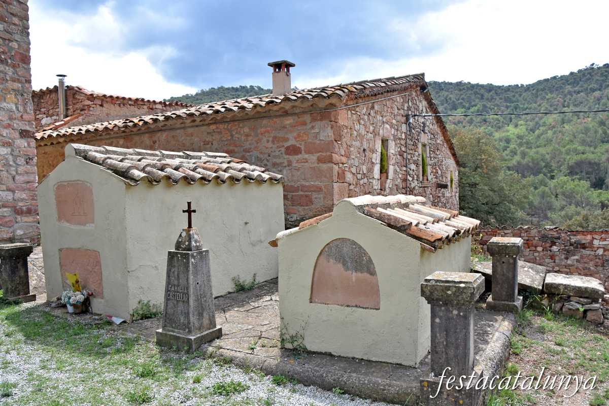 Sant Martí de Centelles - Sant Pere de Valldaneu - Tombes gòtiques