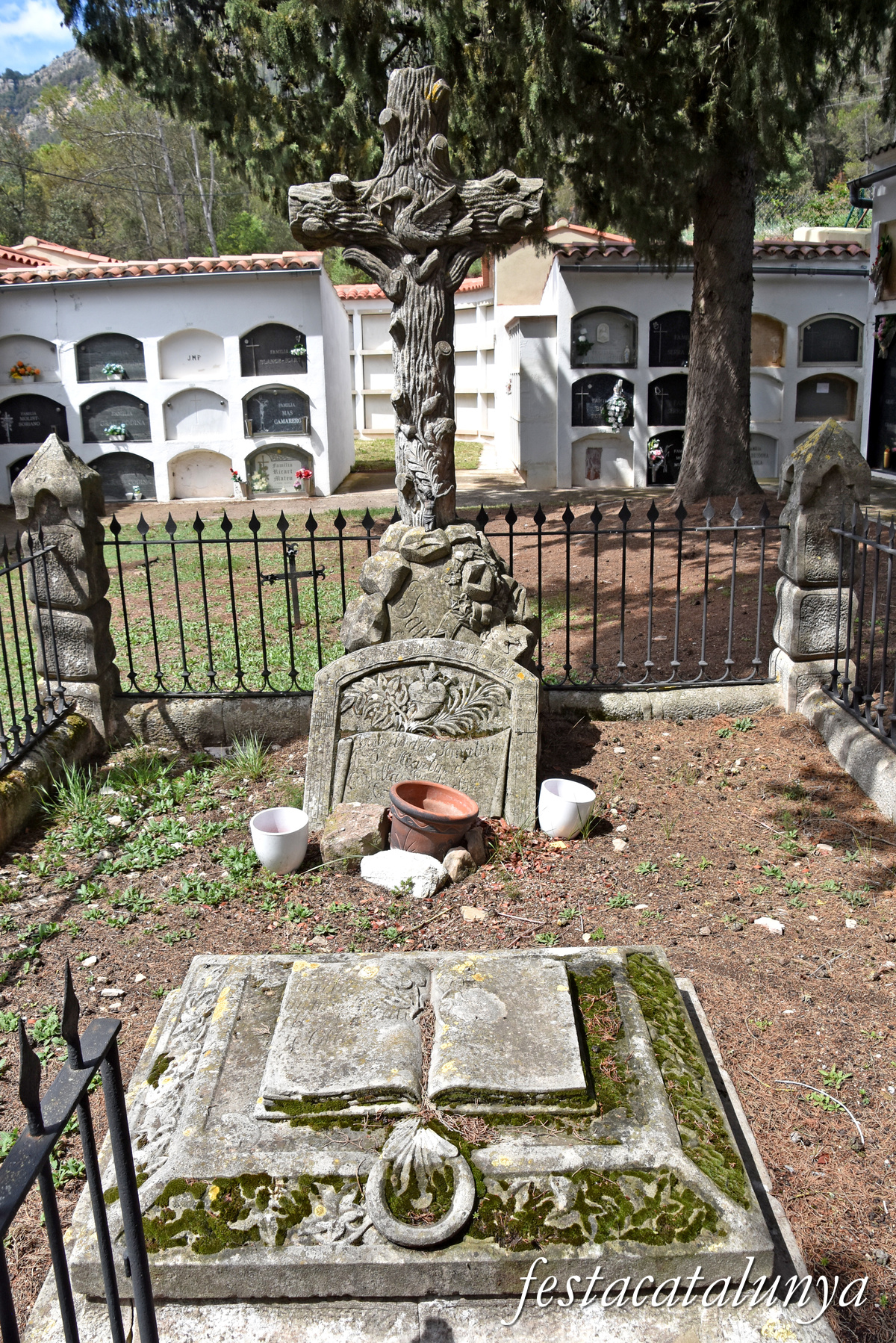 Sant Martí de Centelles - Sant Pere de Valldaneu - Conjunt funerari família Sentias