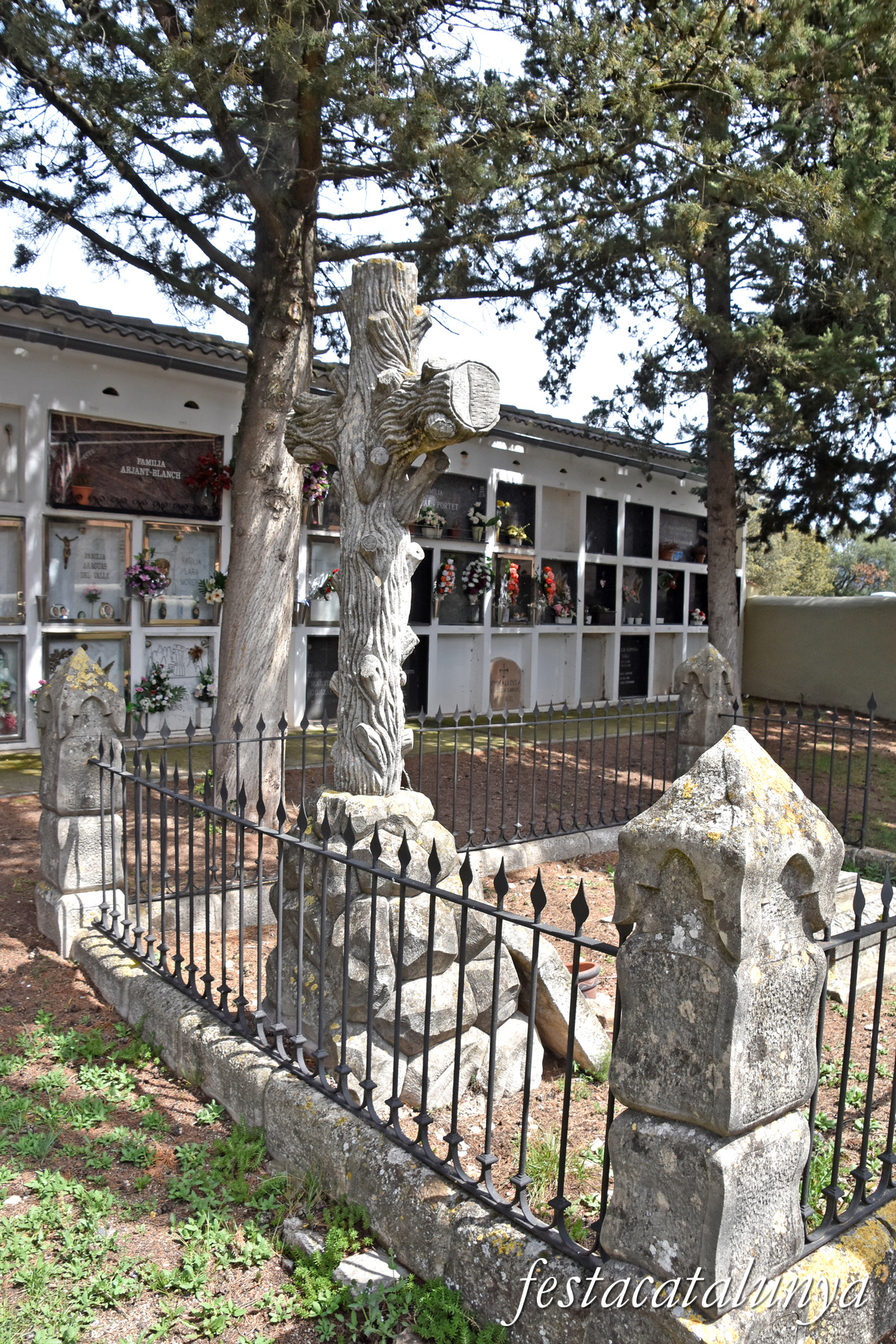 Sant Martí de Centelles - Sant Pere de Valldaneu - Conjunt funerari família Sentias