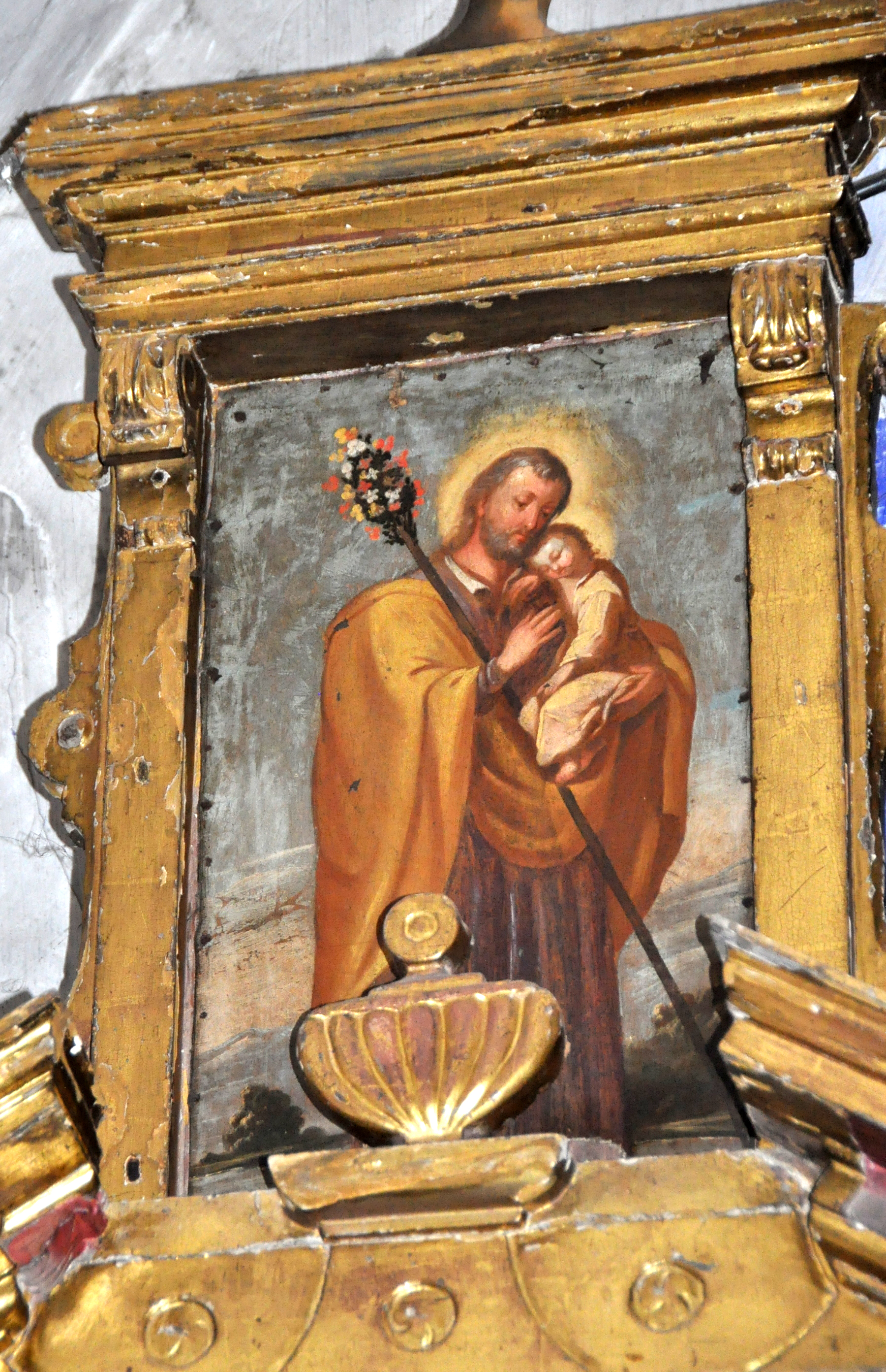 Retaule de Sant Ponç a l'església de Sant Ponç de Prades a la Molsosa ***