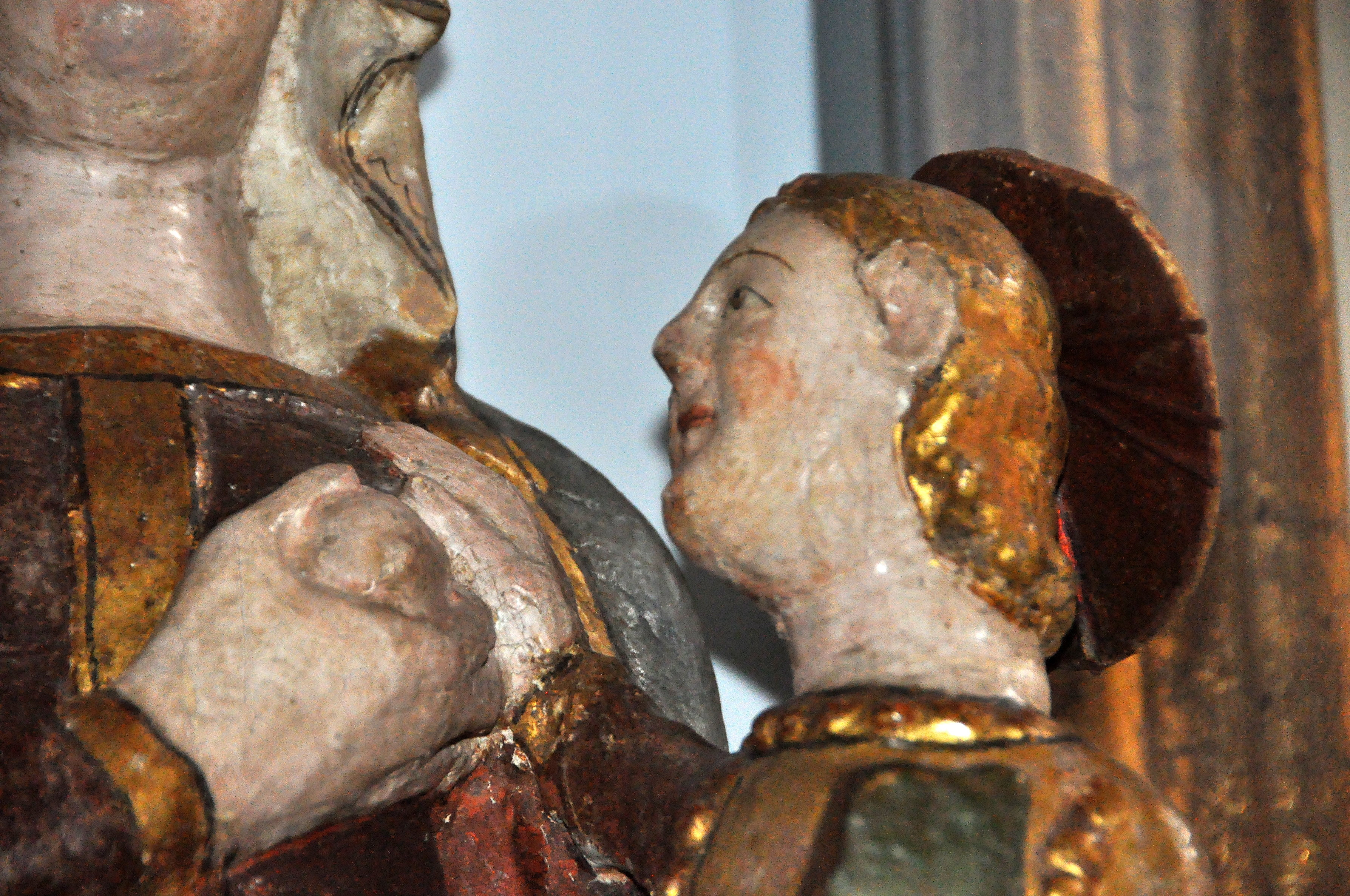 Imatge romànica de la Mare de Déu de la Llet a Santa Maria de Corbera de Llobregat ***