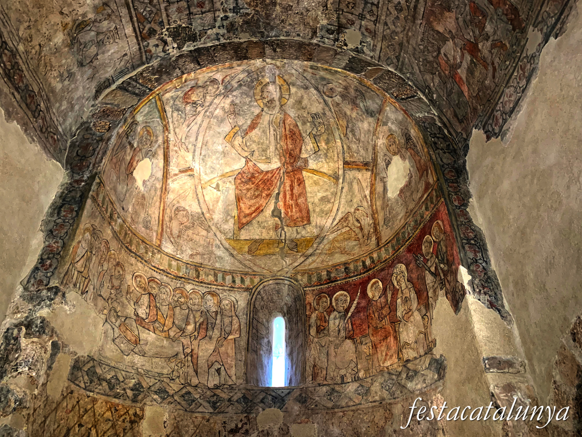 El Bruc - Església parroquial de Santa Maria - Pintures romàniques