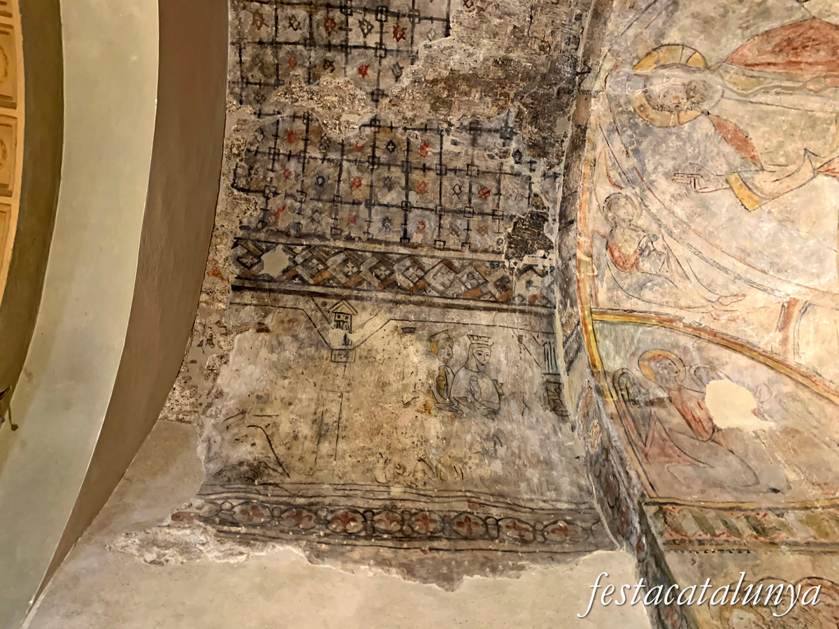 El Bruc - Església parroquial de Santa Maria - Pintures romàniques