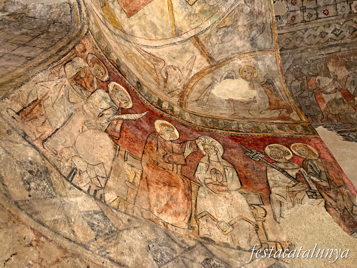 El Bruc - Església parroquial de Santa Maria - Pintures romàniques