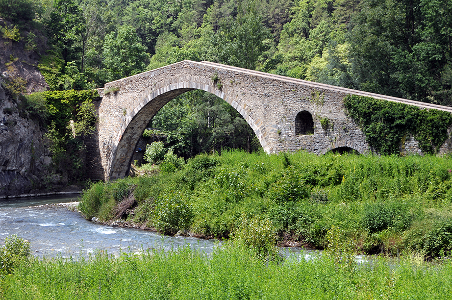 Pont de la Cabreta o de la Corba de Ribes de Freser