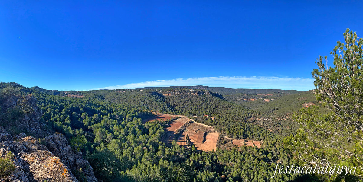Torrelles de Foix - Vistes panoràmiques des del Santuari de la Mare de Déu de Foix 