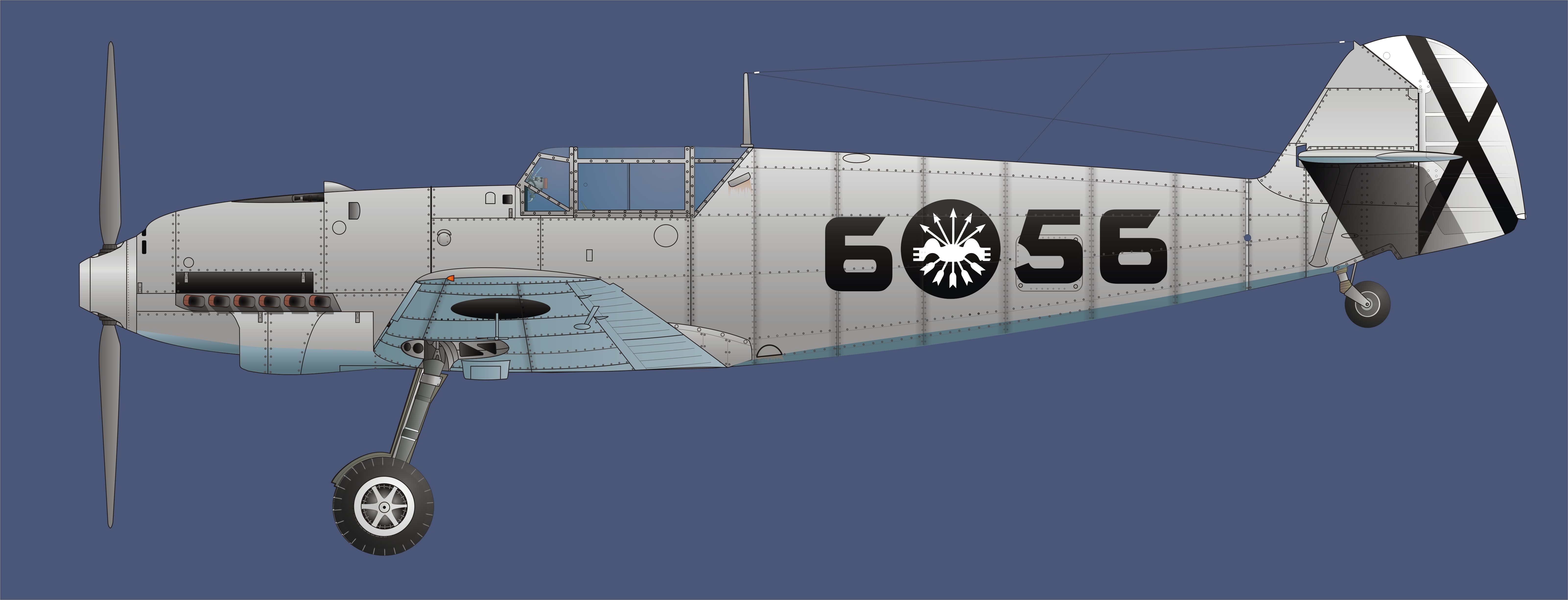 Ullastrell - Avió alemany Messerschmitt Bf 109C de la Legión Cóndor