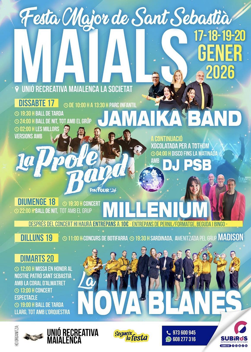 Festa Major de Sant Sebastià de Maials