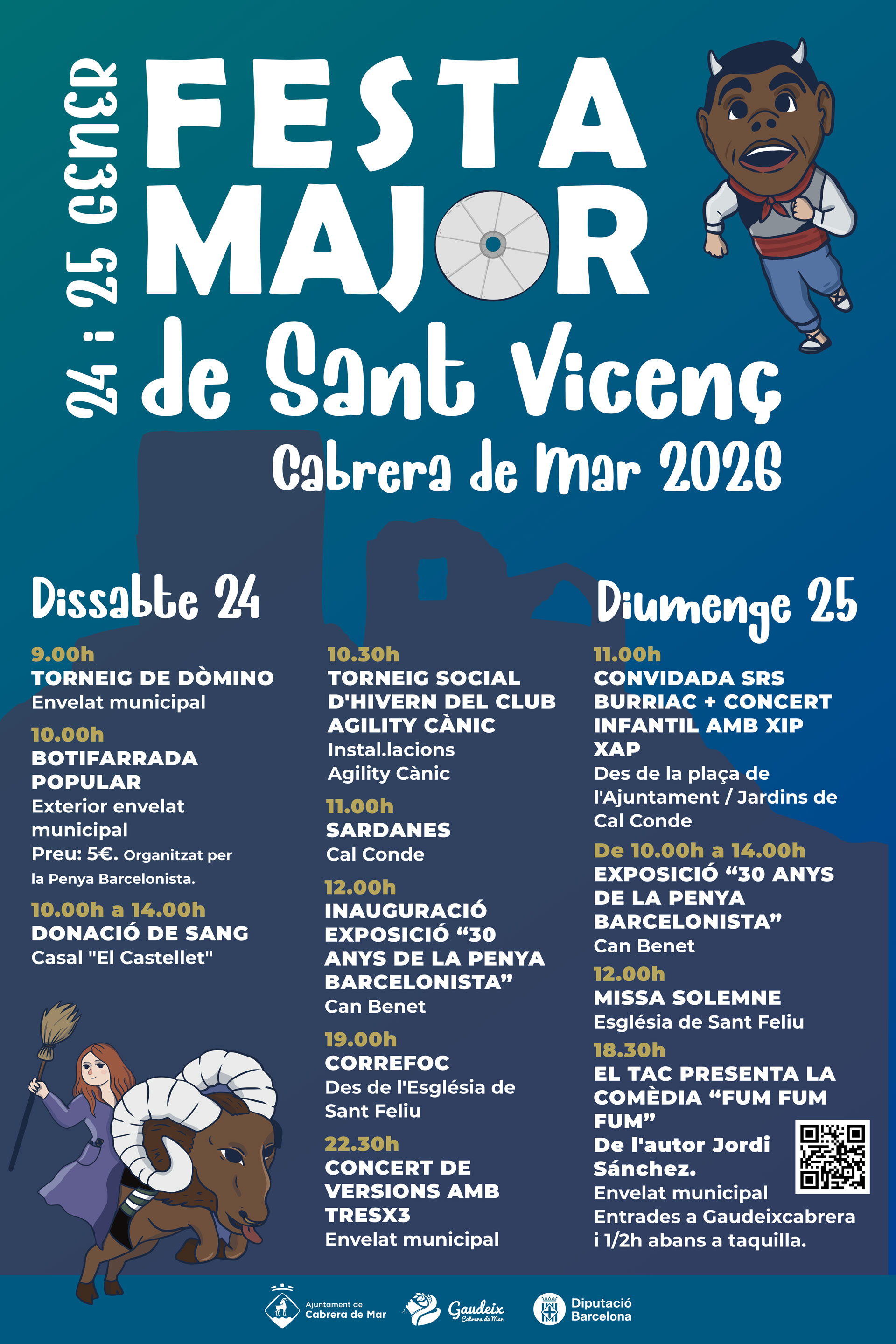 Cabrera de Mar - Festa Major de Sant Vicenç 2026