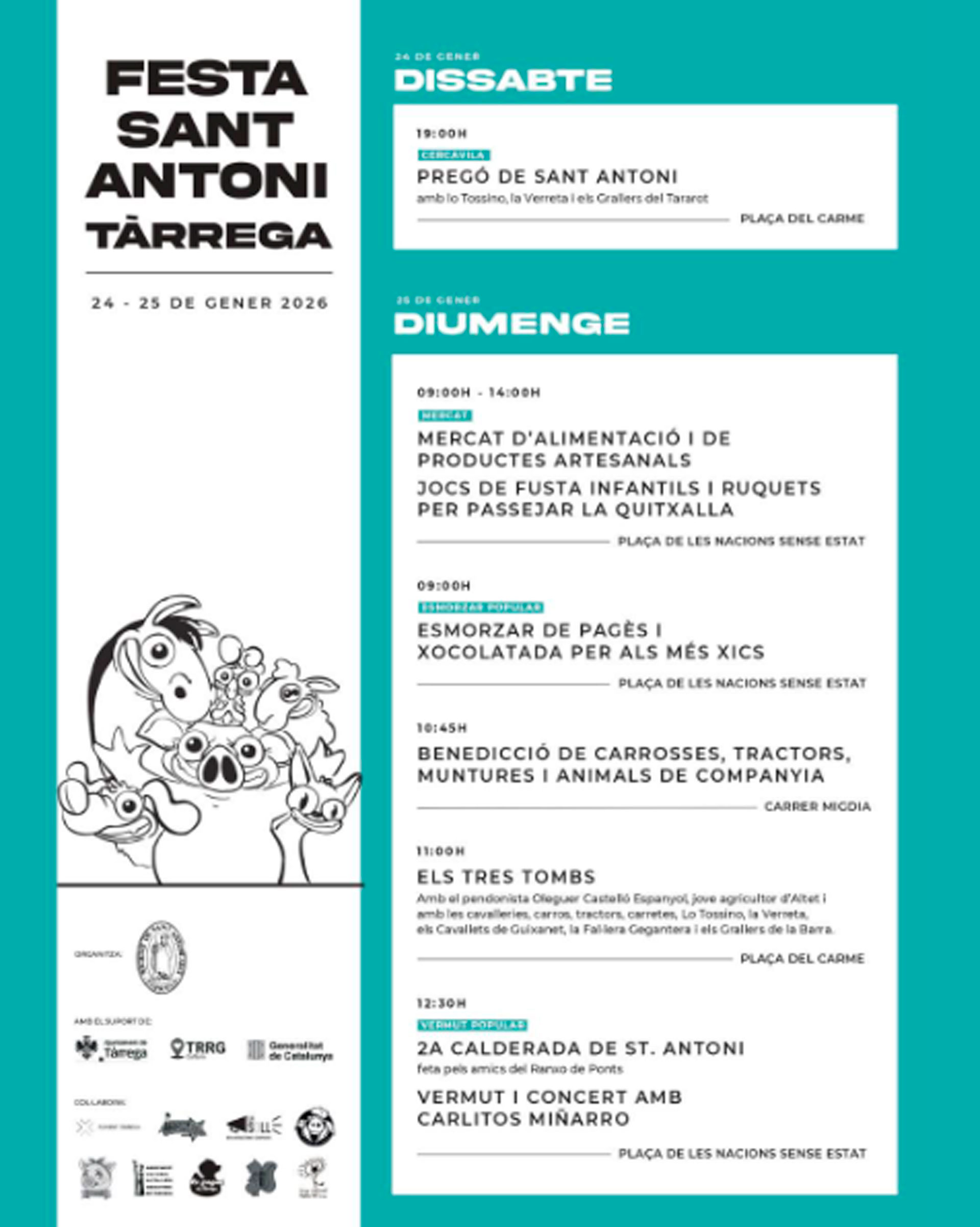 Festa de Sant Antoni a Tàrrega