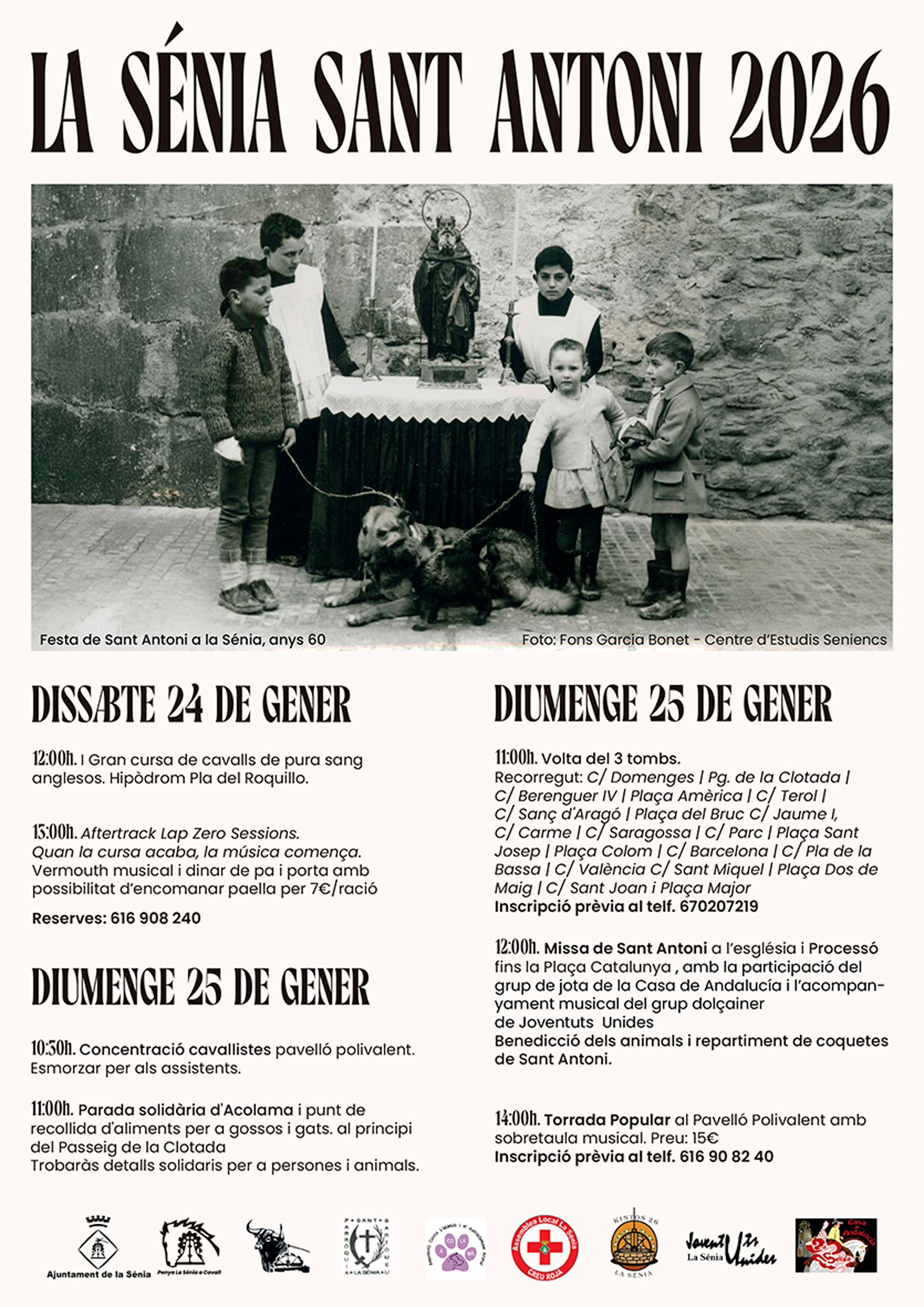 La Sénia - Festa de Sant Antoni 2026