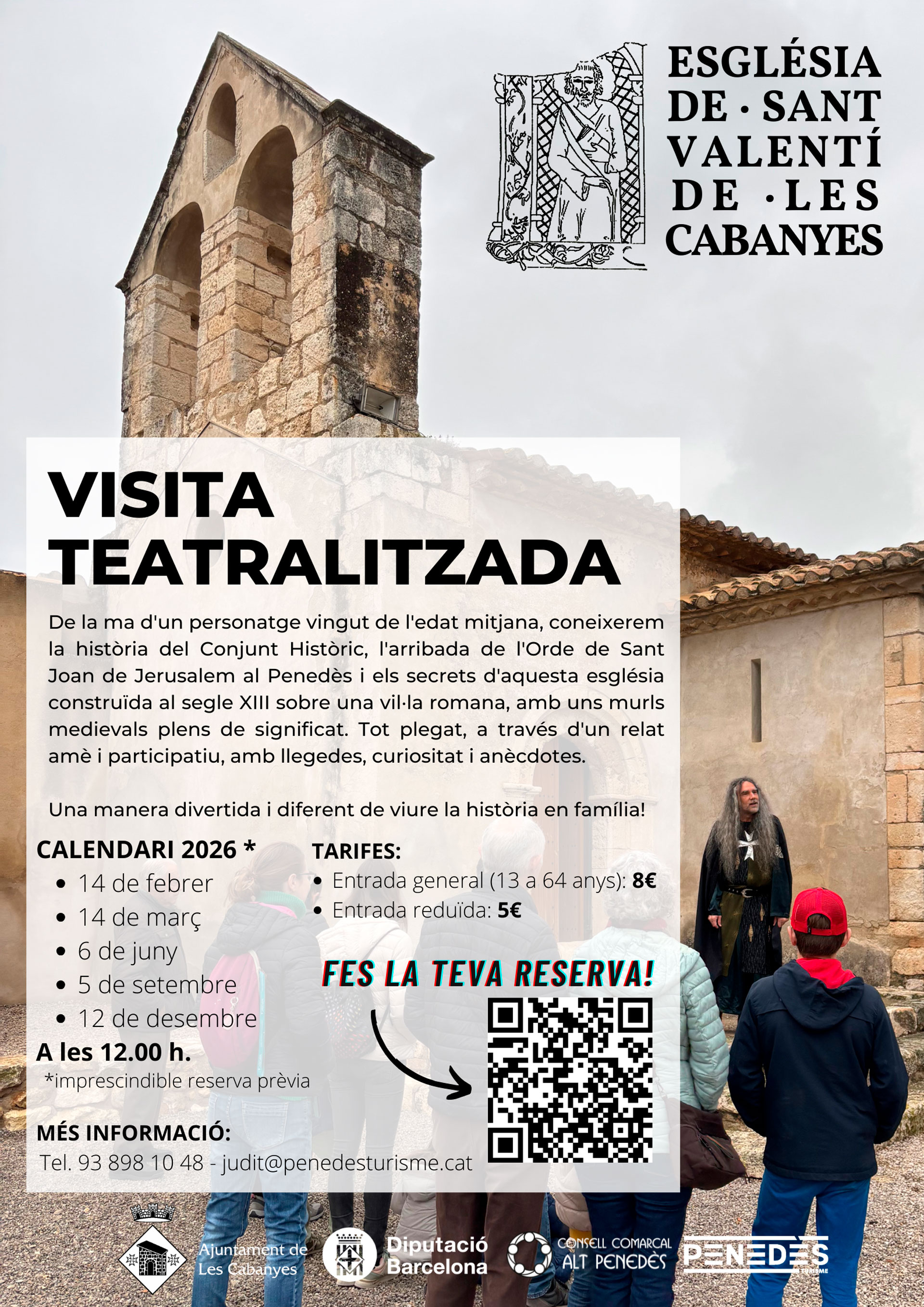Les Cabanyes - Visita teatralitzada al Conjunt històric de Sant Valentí de les Cabanyes