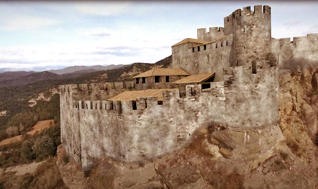Castell d'Hostoles a Sant Feliu de Pallerols