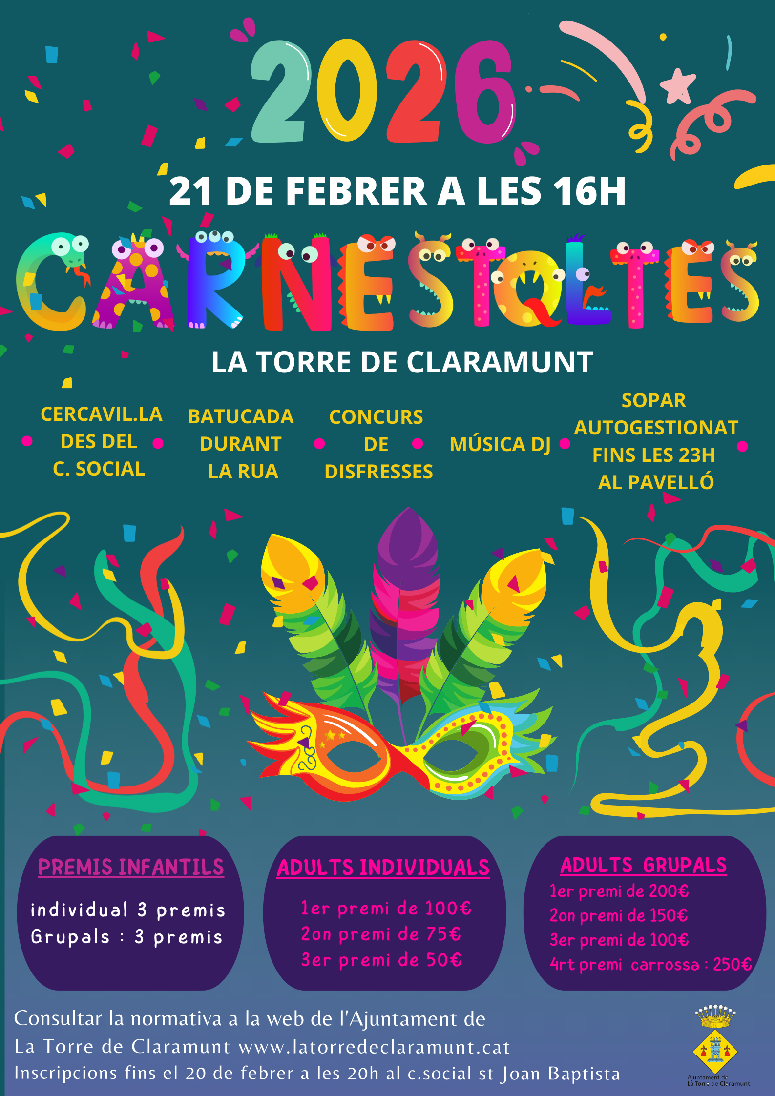 La Torre de Claramunt - Carnestoltes 2026