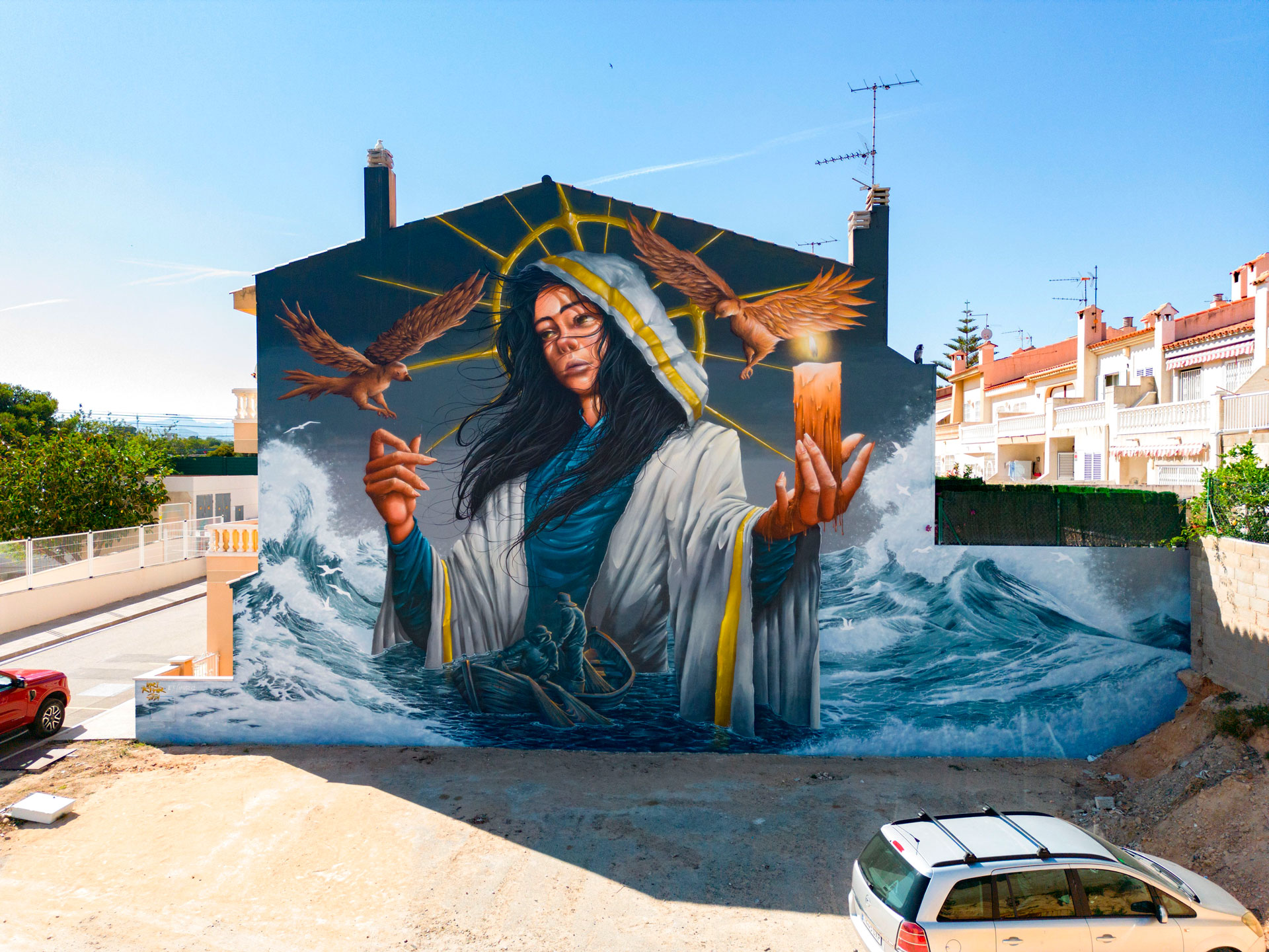 Ruta dels murals del Festival Efímurs a l'Ametlla de Mar
