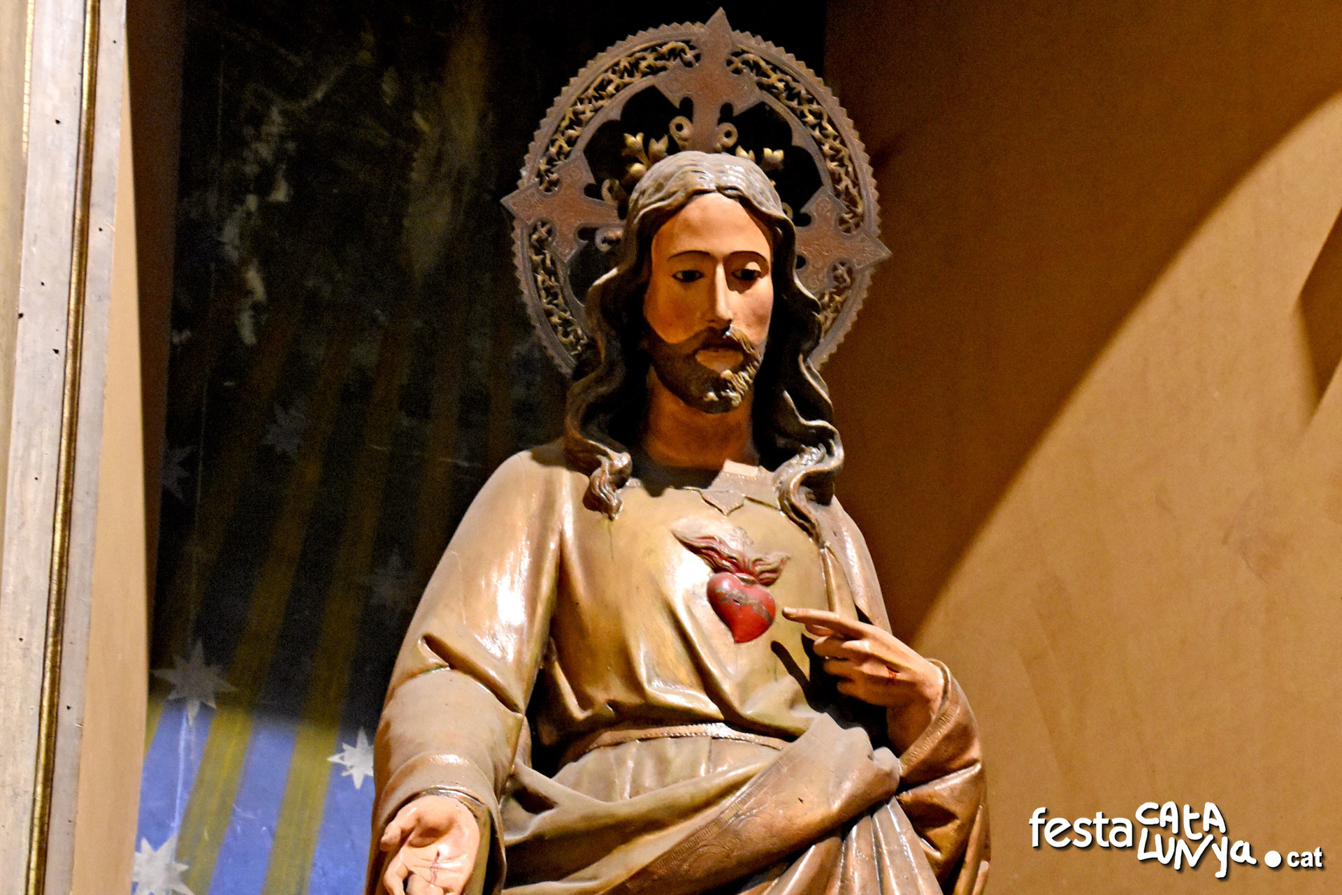 4.- Retaule del Sagrat Cor i la Mare de Déu del Carme de Sant Andreu de Llavaneres