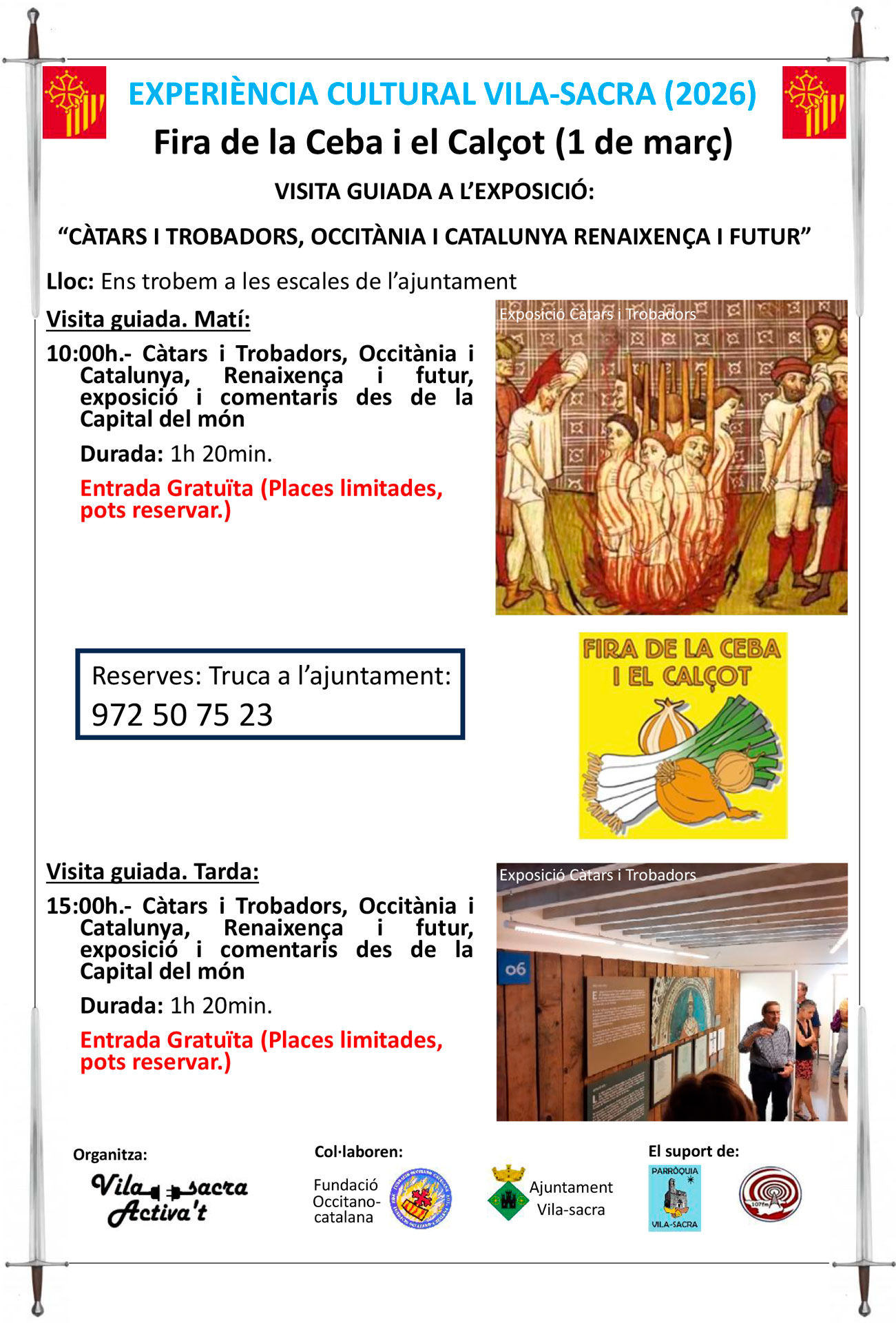 Vila-sacra - Experiència cultural 2026