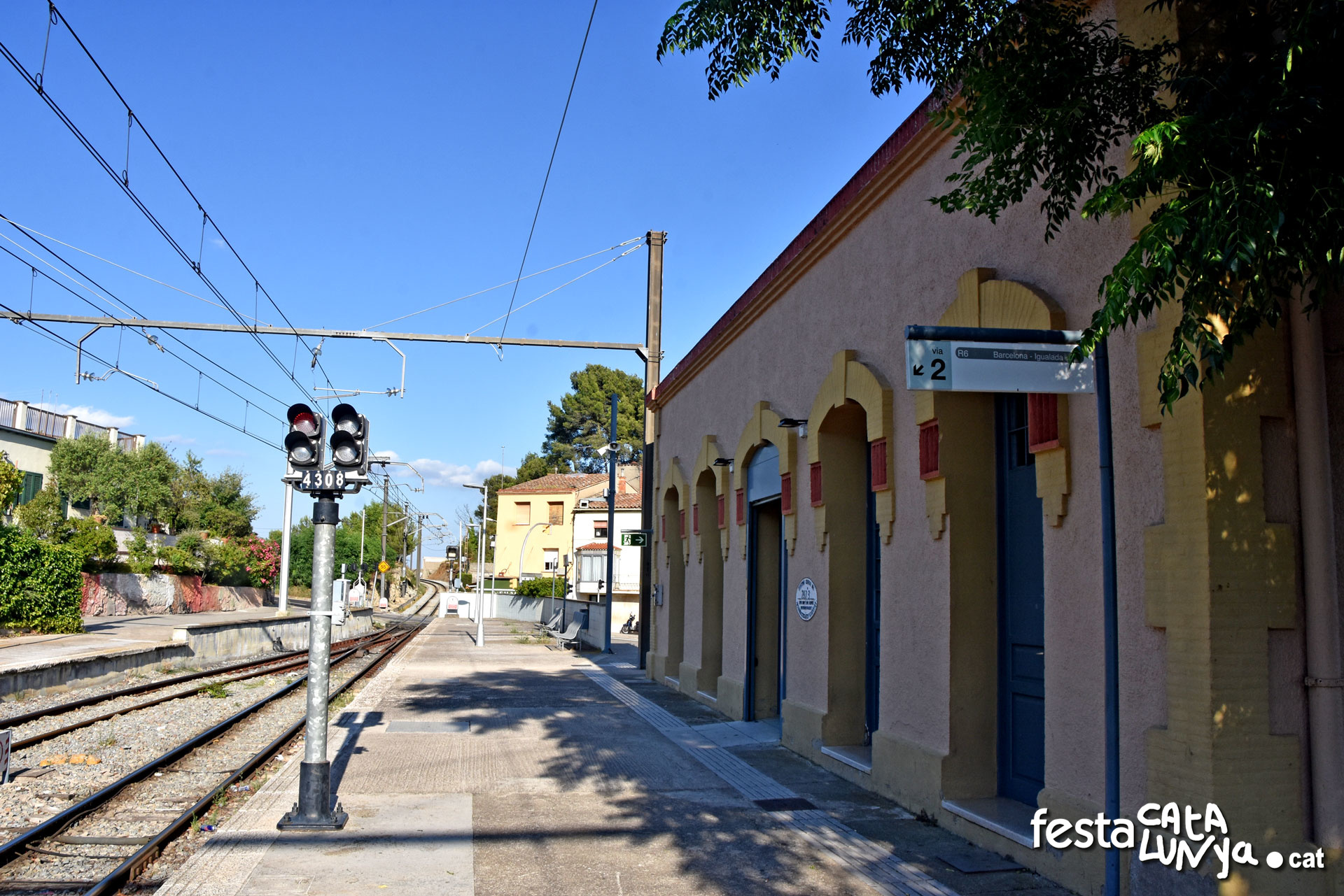 Estació de tren dels FF CC de Vallbona d'Anoia