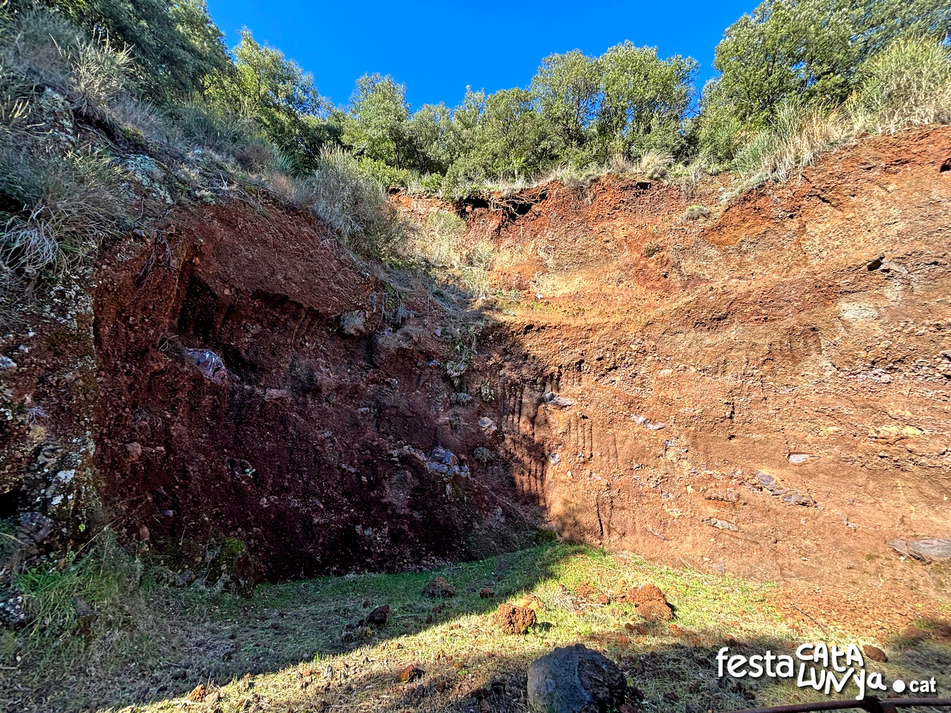 Sant Feliu de Pallerols - Gredera del volcà de Sant Marc