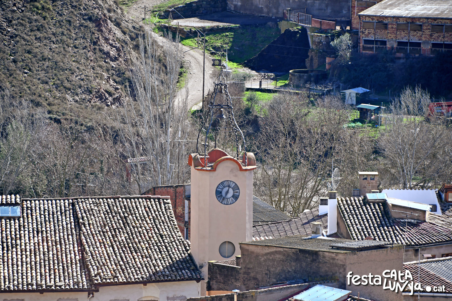 Sanaüja - Vistes panoràmiques des del castell