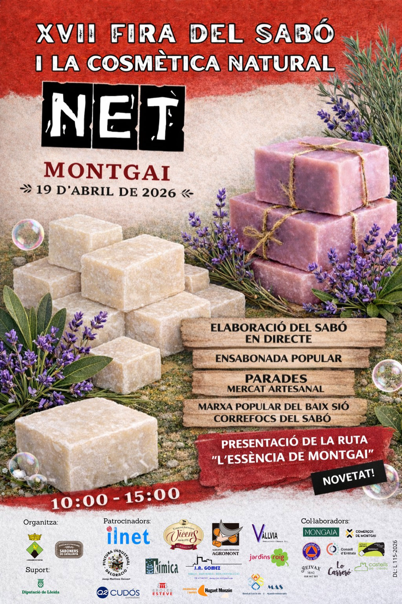 Montgai - NET, Fira del sabó i la cosmètica natural 2026
