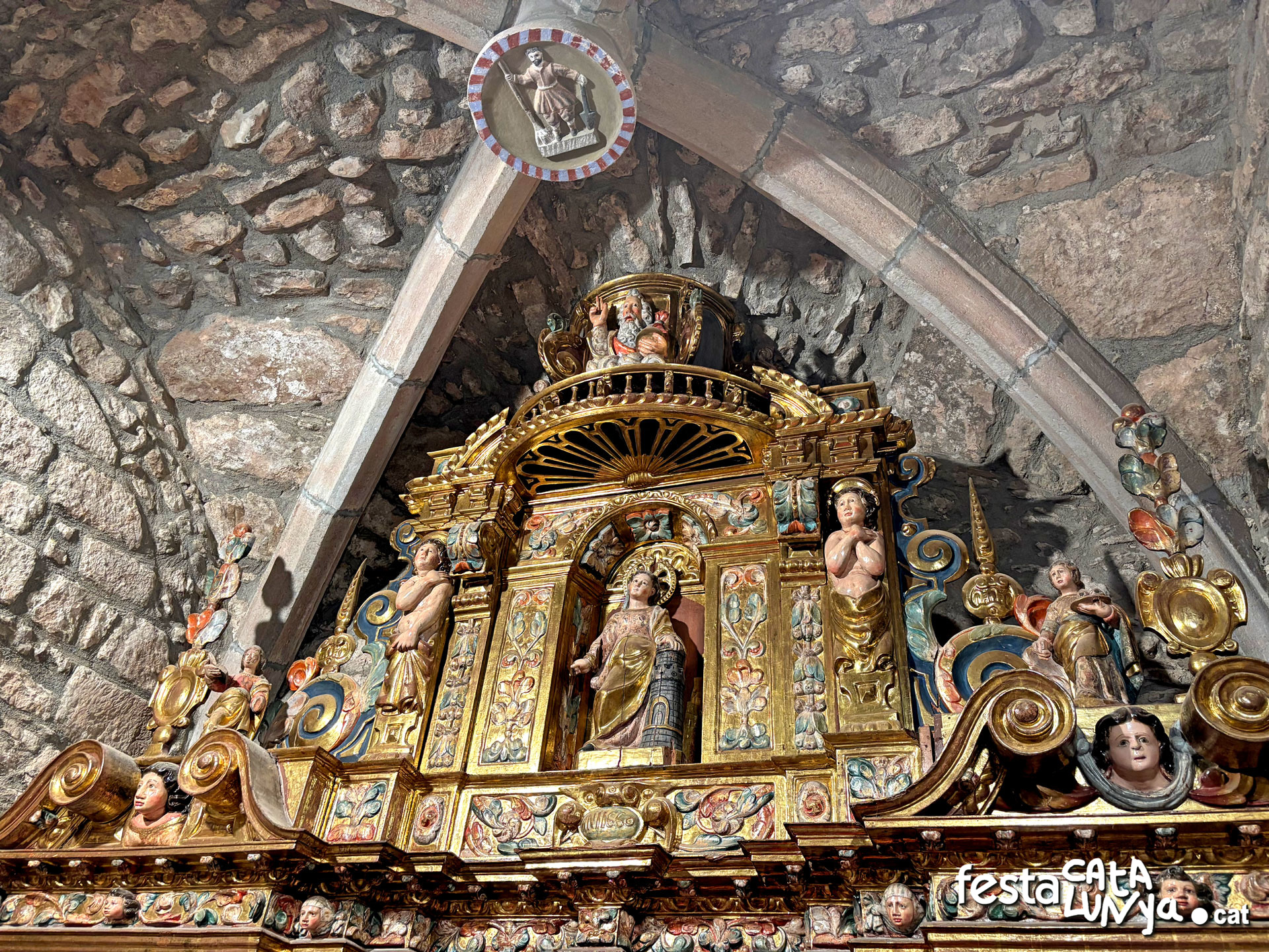 Retaule de Sant Isidre i Sant Galderic de Santa Fe de Valldeperes a Navàs ***