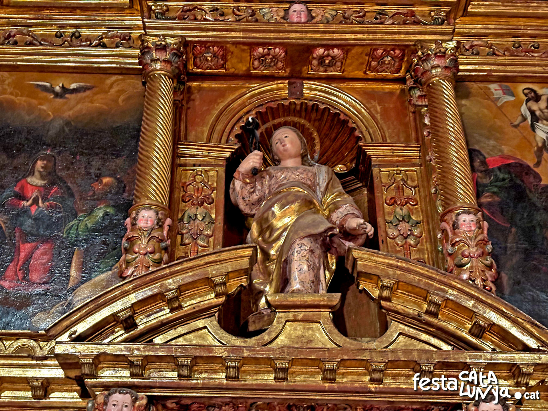 Retaule del Roser de Santa Fe de Valldeperes a Navàs ***