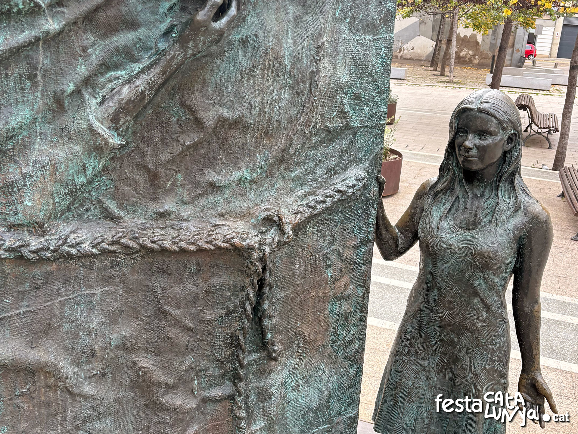 Escultura Acollida a Manresa