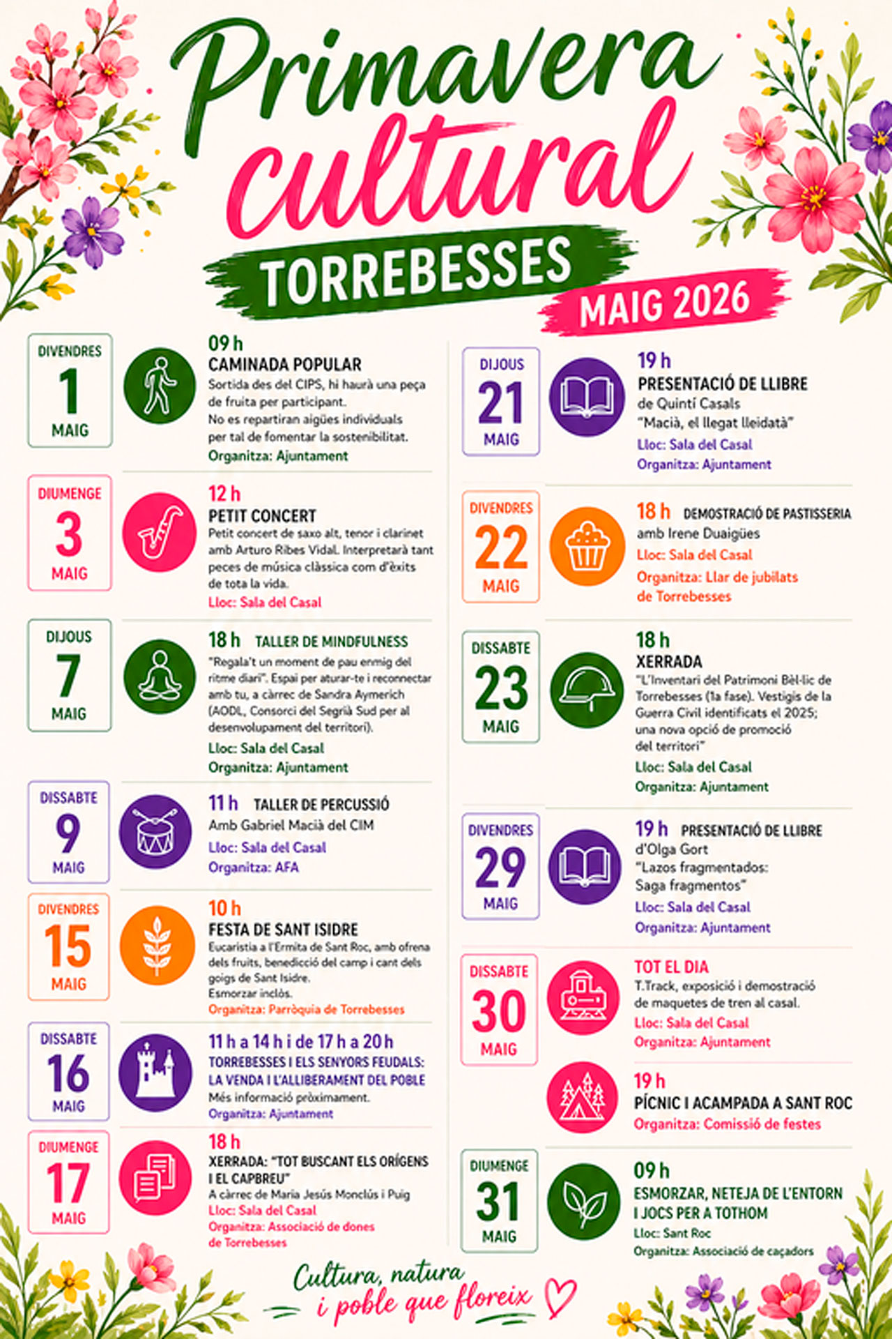 Primavera Cultural a Torrebesses