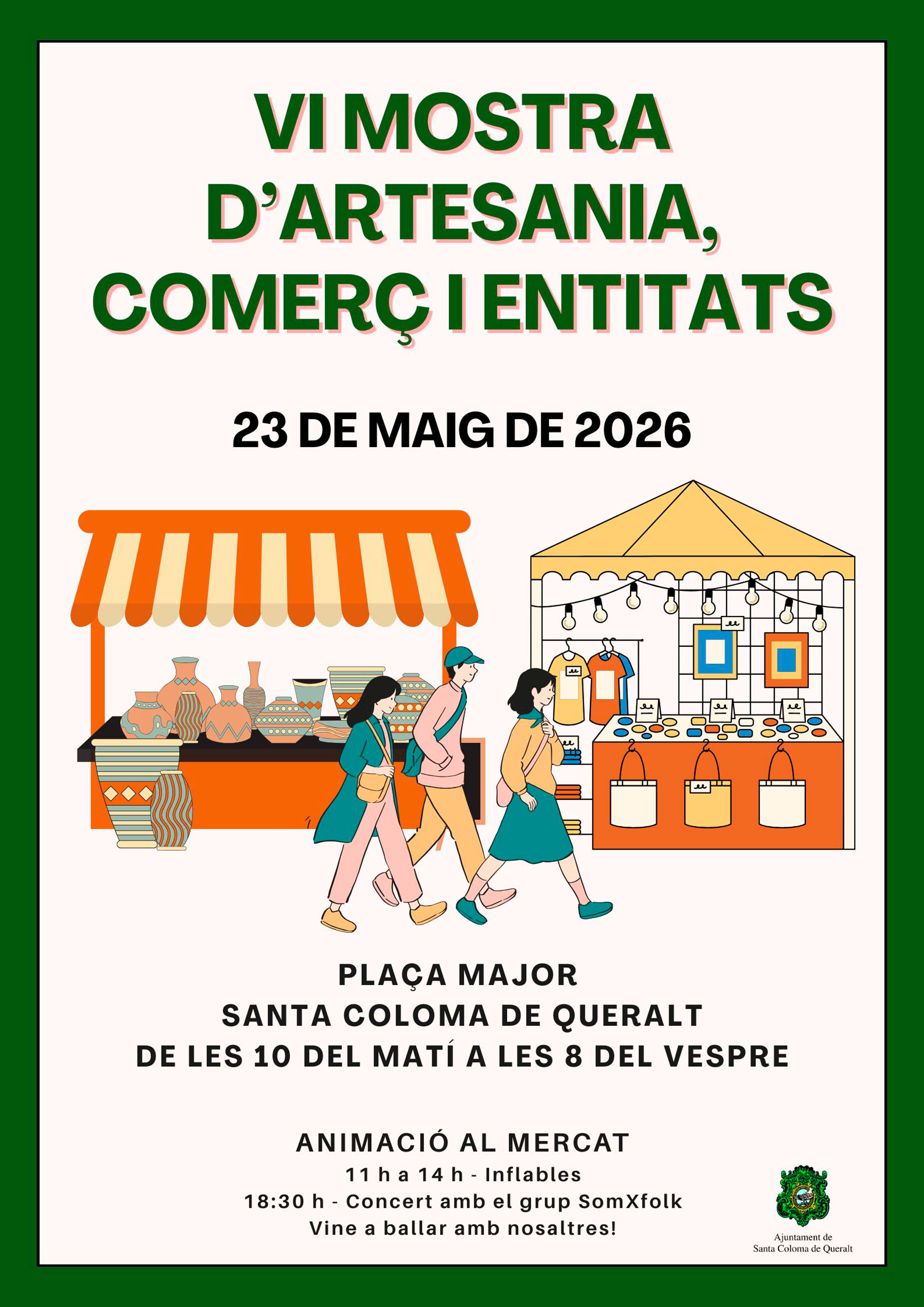 Santa Coloma de Queralt - Mostra d'Artesania, Comerç i Entitats 2026