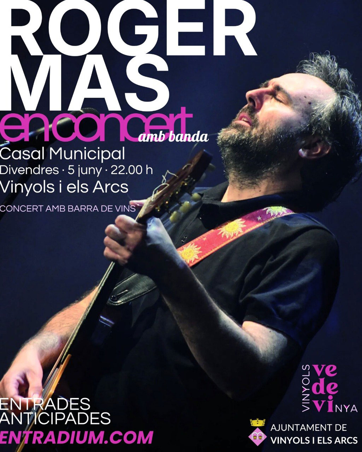 Roger Mas en Concert a Vinyols i els Arcs