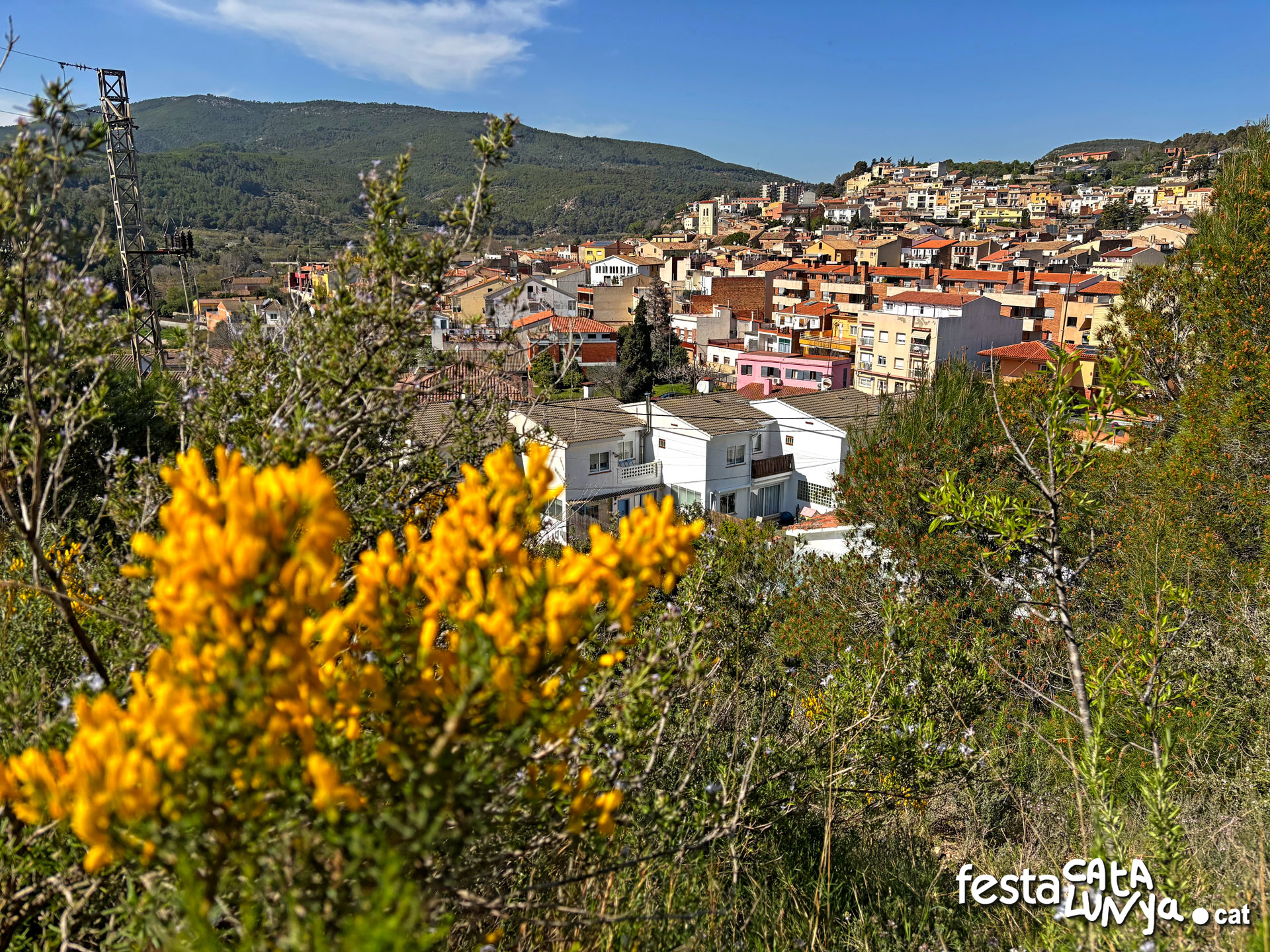 Sant Quintí de Mediona - Ermita de Sant Antoni i Torre Carlina - Vistes panoràmiques