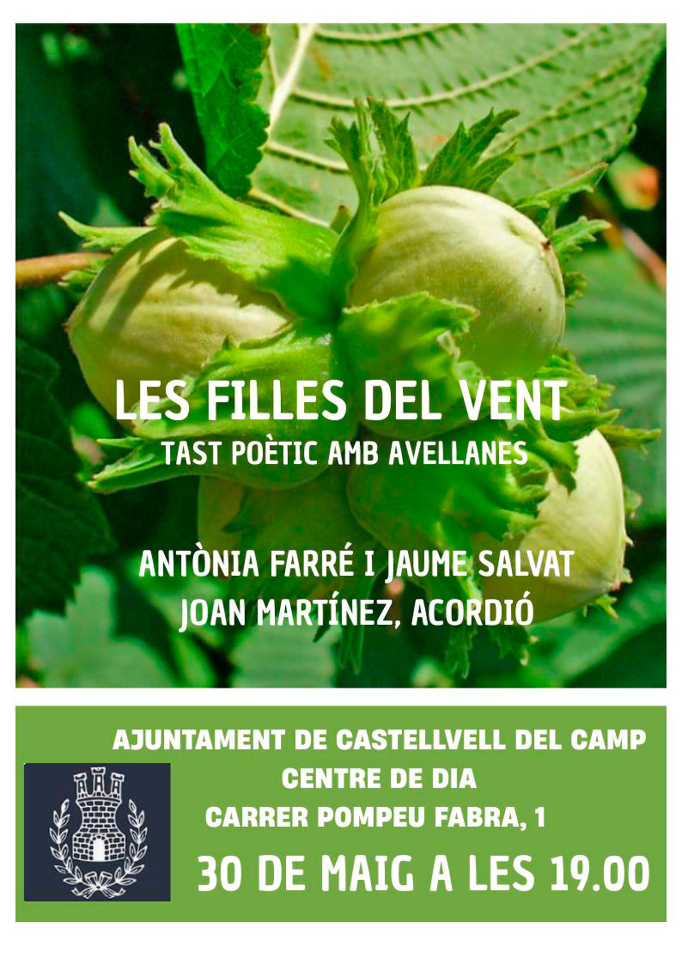 Castellvell del Camp - Tast poètic amb avellanes: Les filles del vent