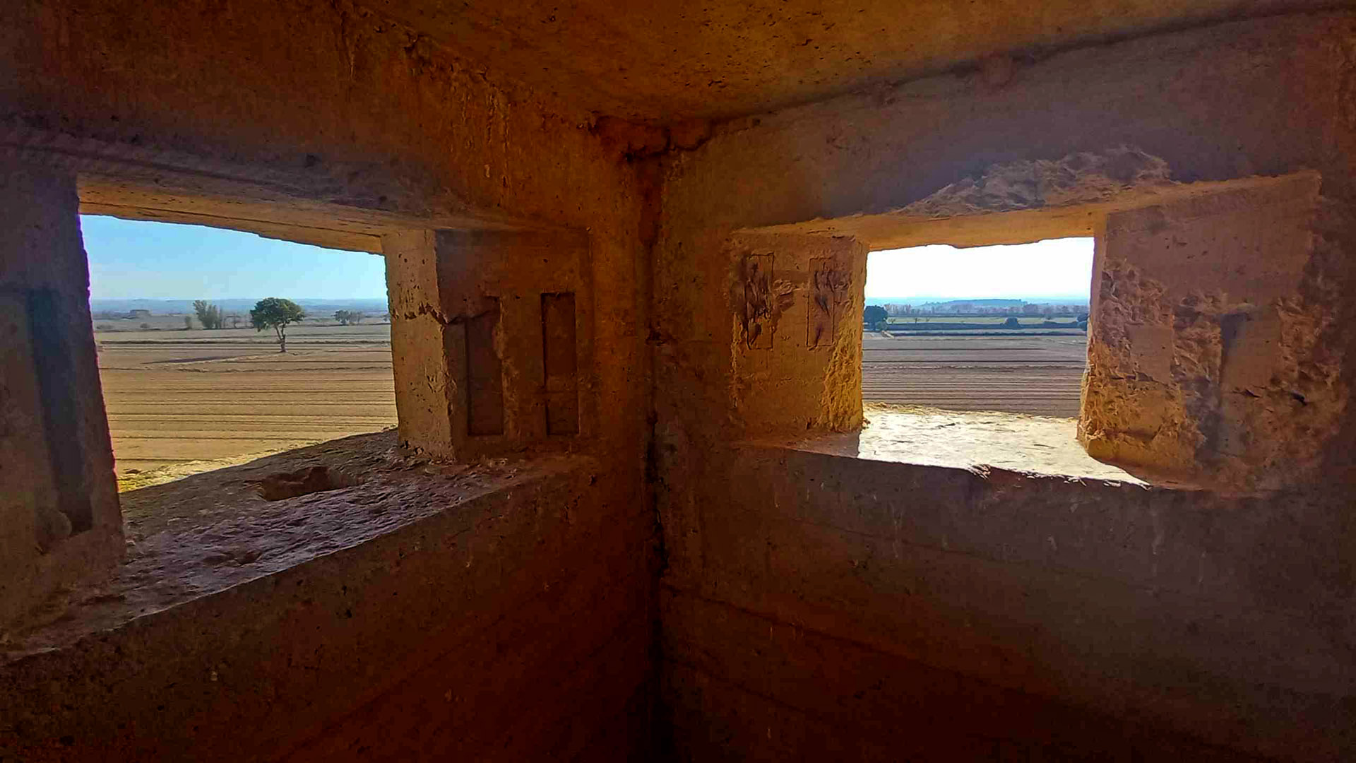Vilagrassa - Niu de metralladores de la guerra civil sota el Tossal de Montcofre (Foto: Ajuntament)