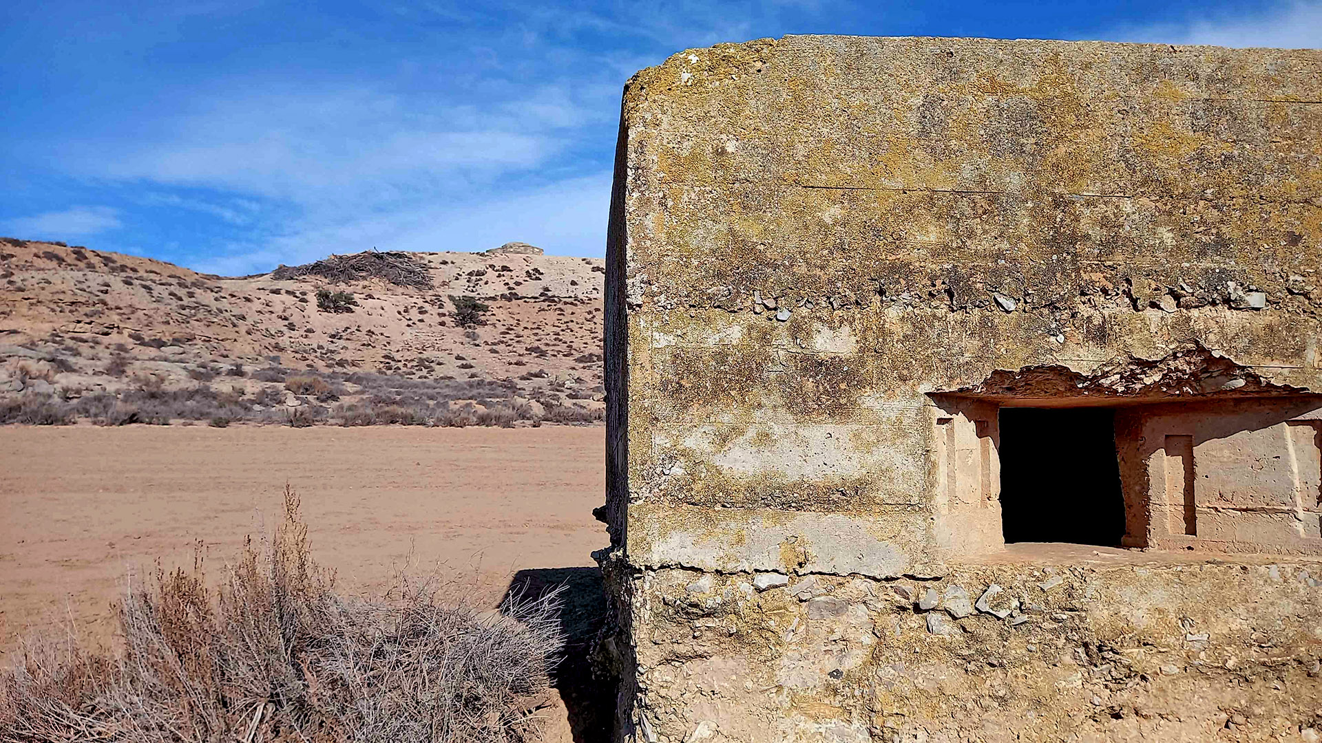 Vilagrassa - Niu de metralladores de la guerra civil sota el Tossal de Montcofre (Foto: Ajuntament)