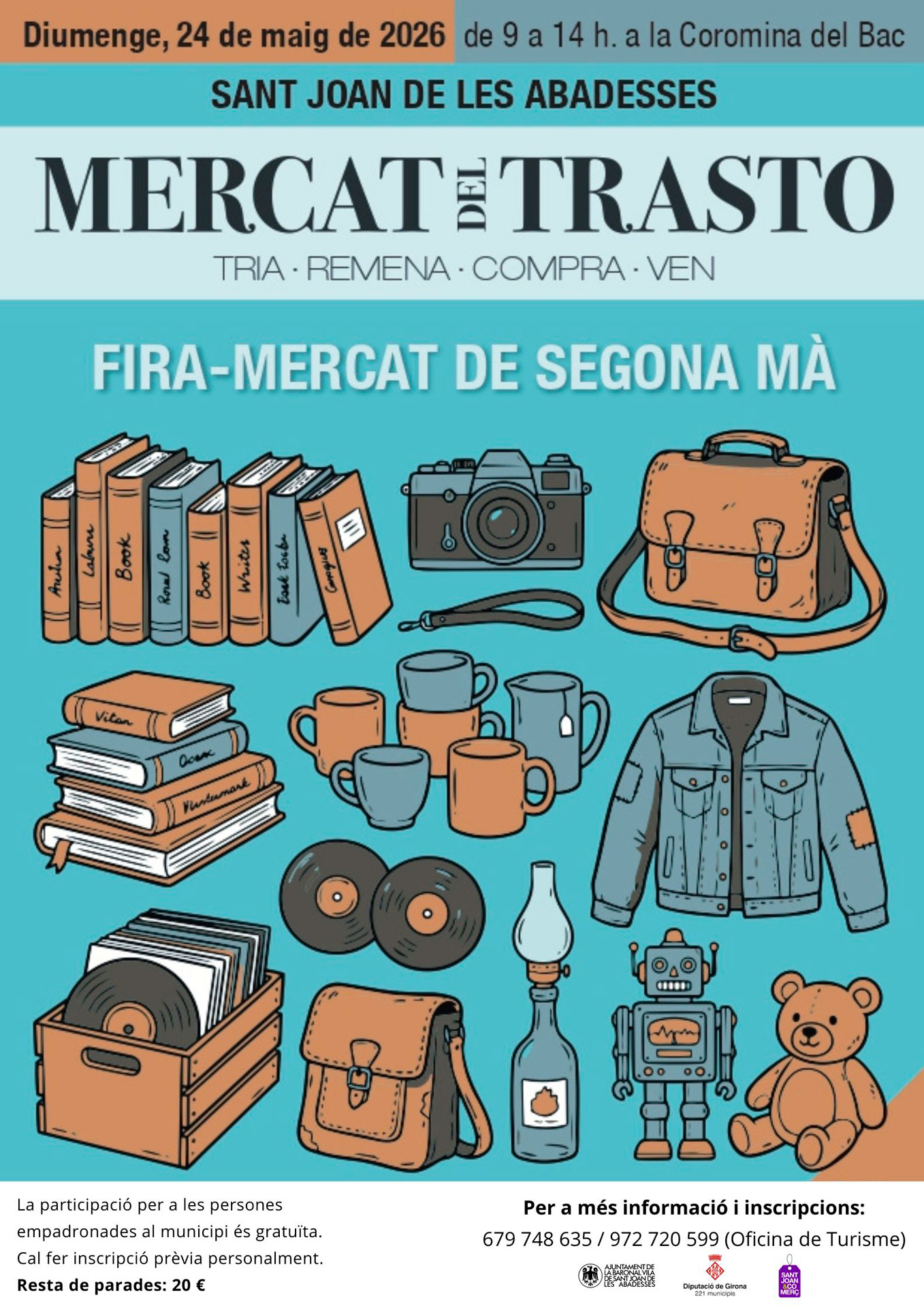 Sant Joan de les Abadesses - Mercat del Trasto 2026