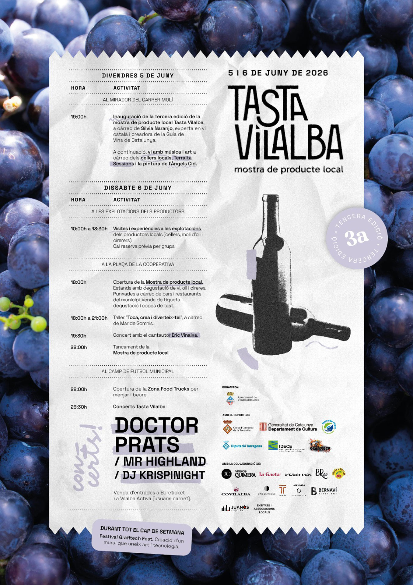 Vilalba dels Arcs - Tasta Vilalba, Mostra de producte local 2026