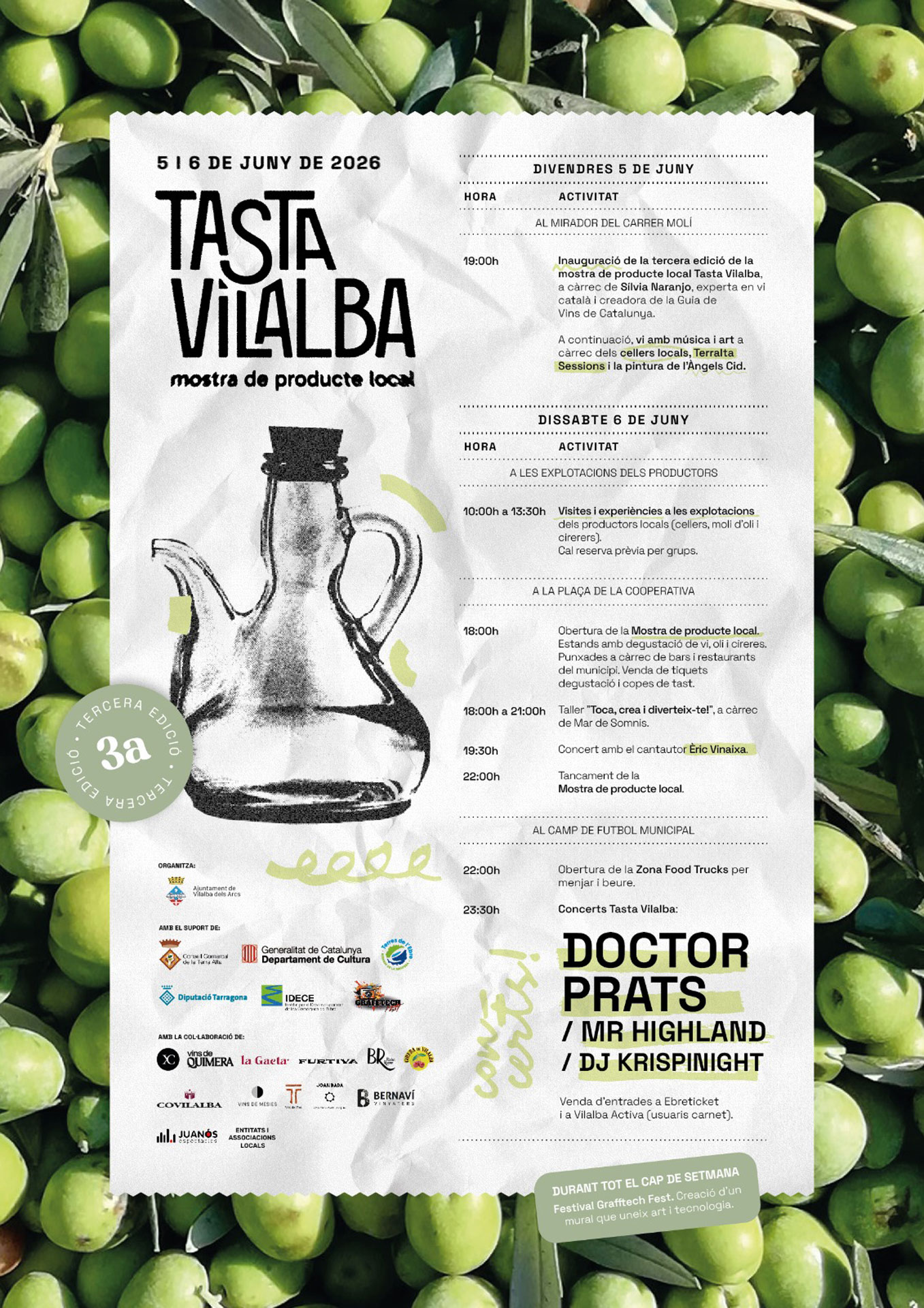 Vilalba dels Arcs - Tasta Vilalba, Mostra de producte local 2026