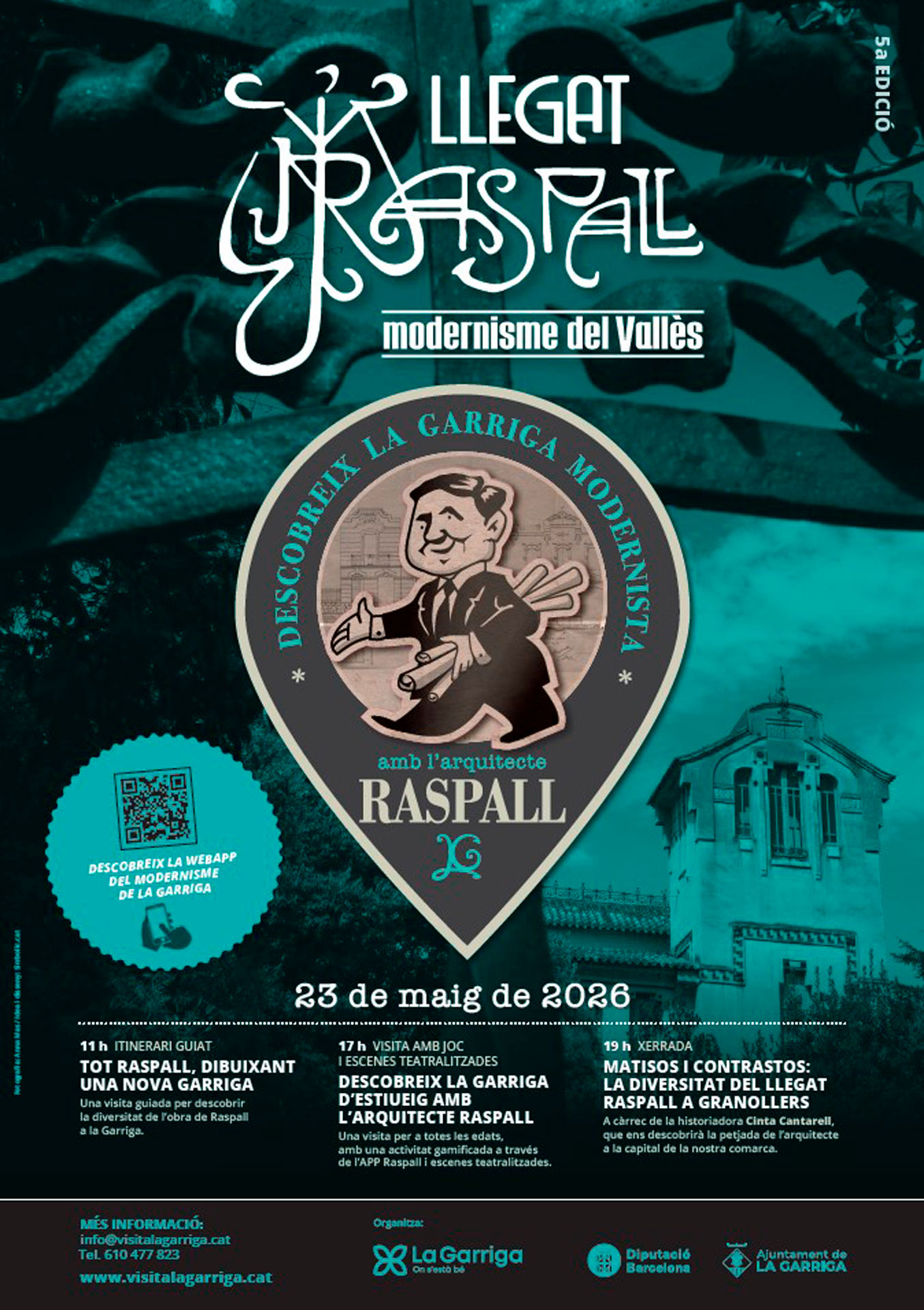 Llegat Raspall, Modernisme del Vallès a La Garriga