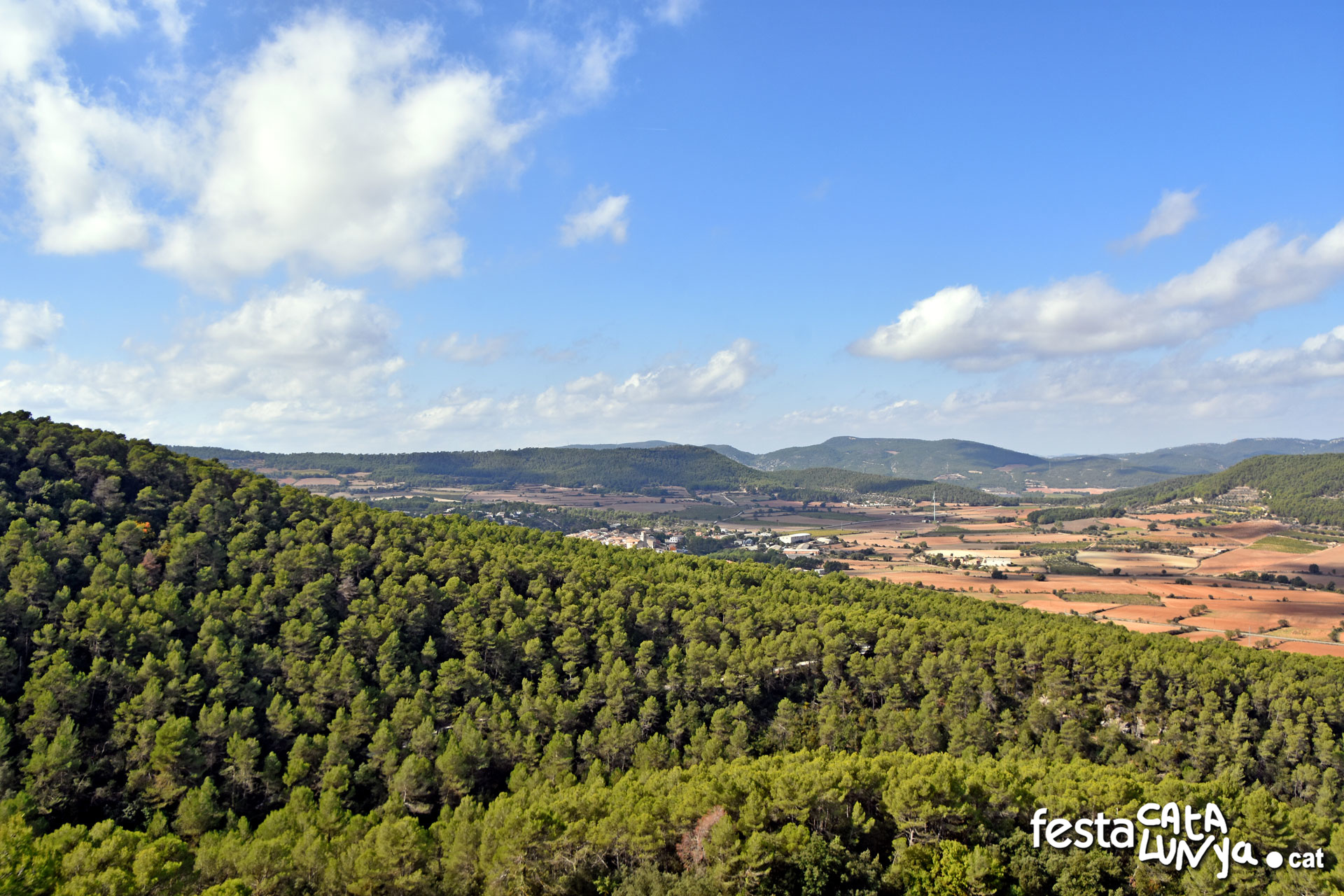 La Llacuna - Vistes panoràmiques des del castell de Vilademàger