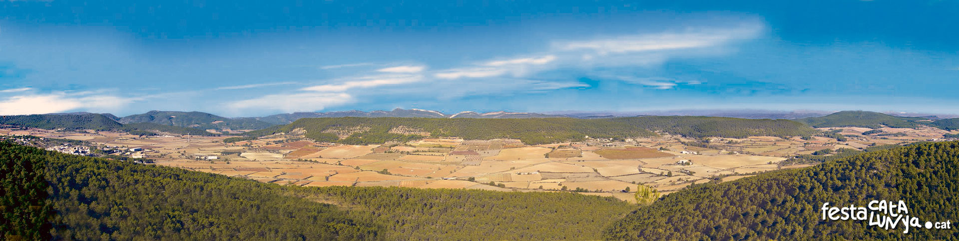 La Llacuna - Vistes panoràmiques des del castell de Vilademàger