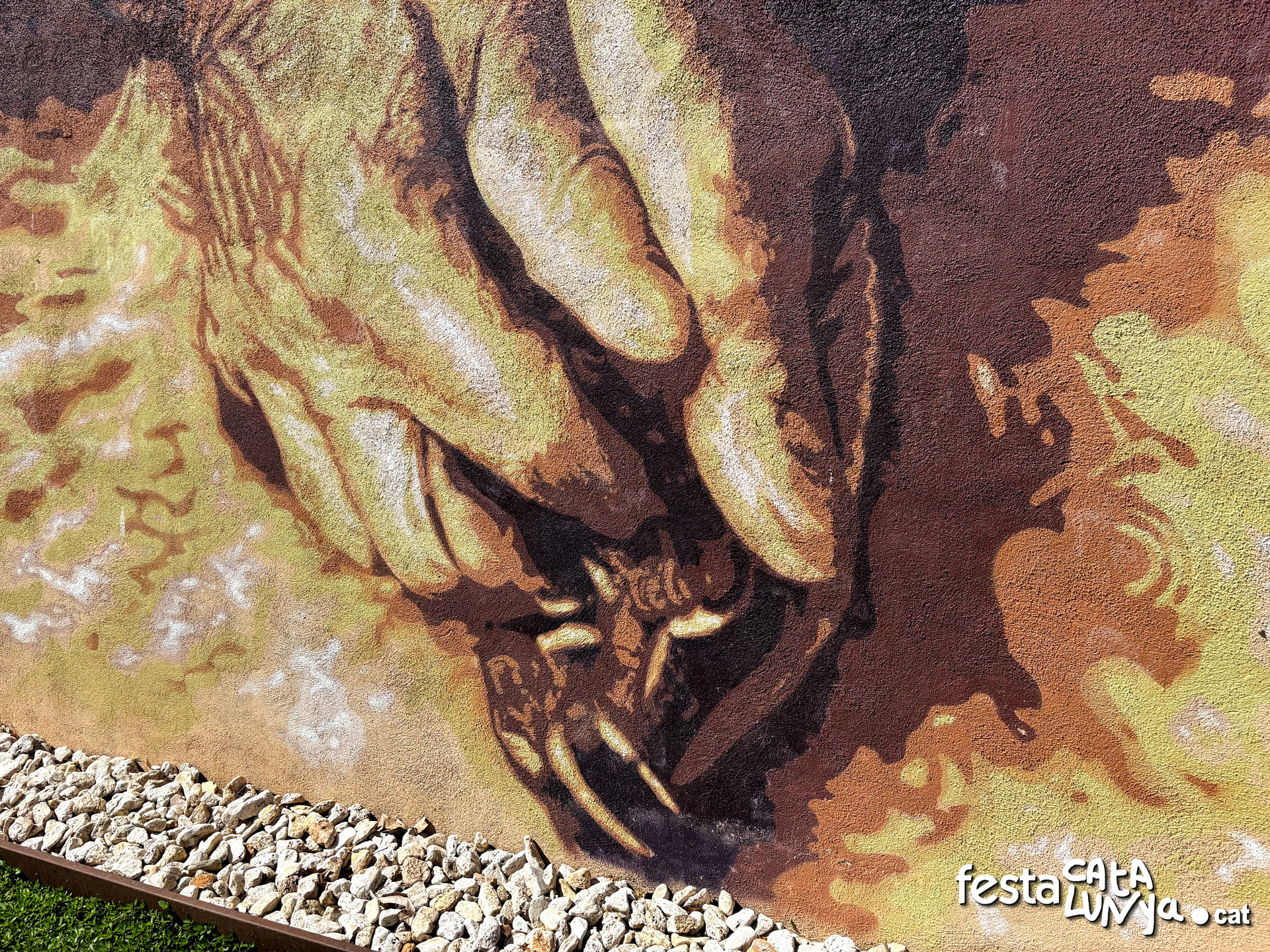 Mural Els Rentadors de Vinyols i els Arcs