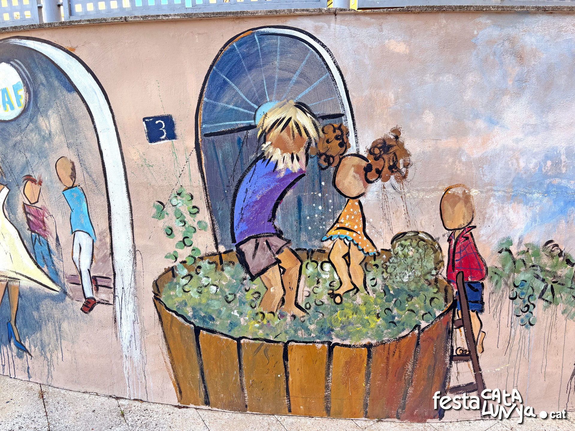 Mural Vinyols ve de Vinya de Vinyols i els Arcs