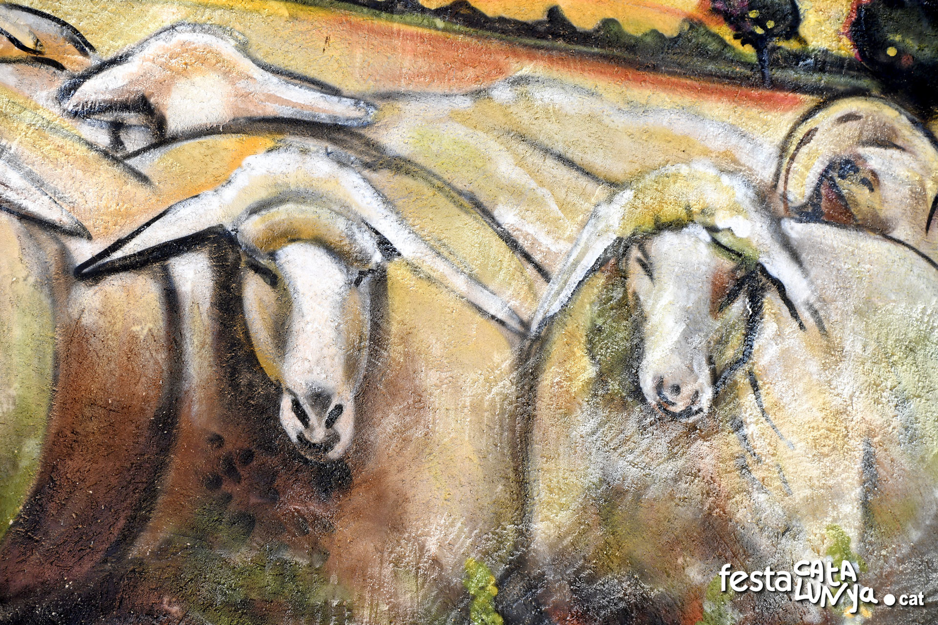 Juncosa - Mural del Pastor
