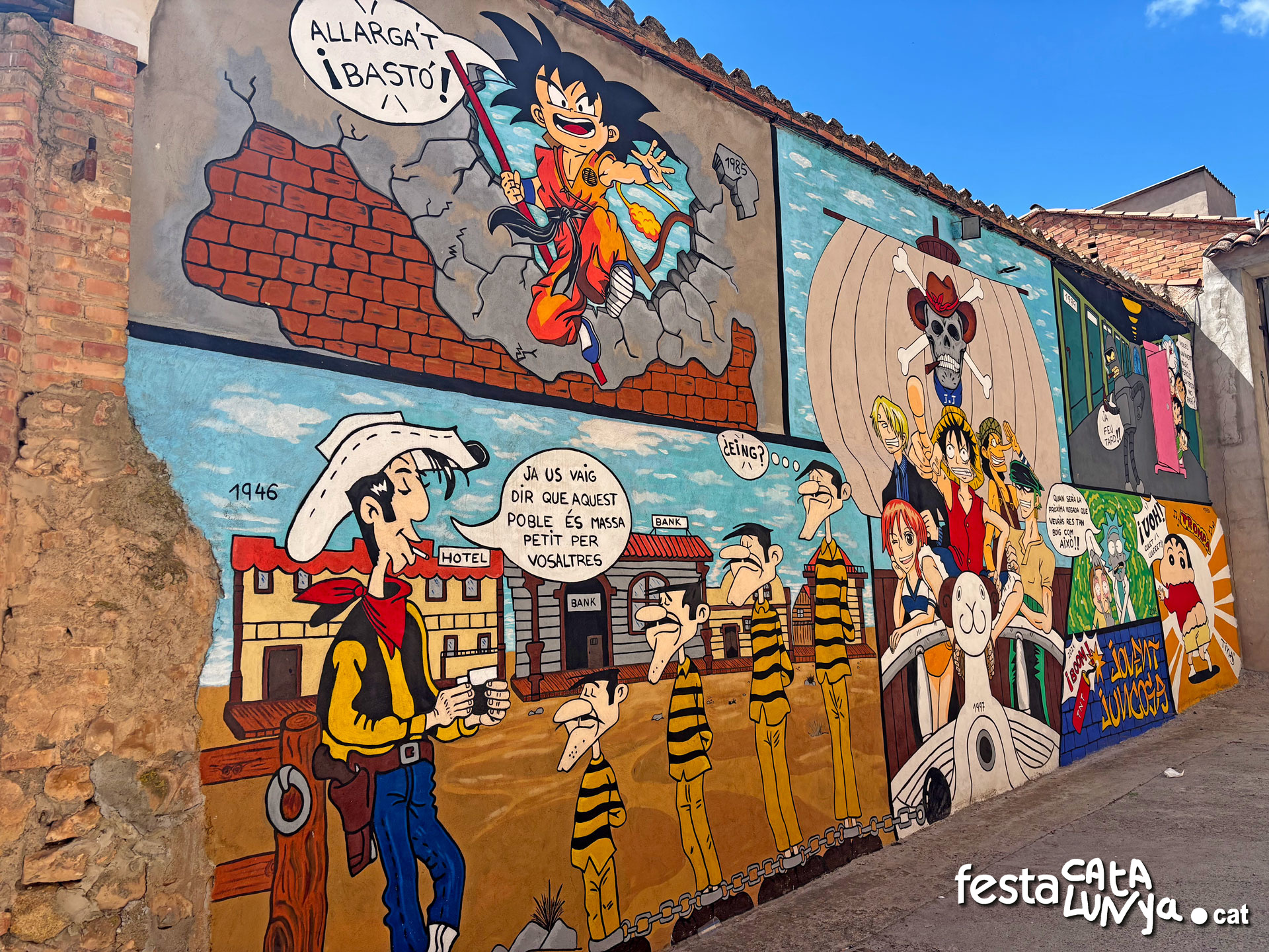 Mural dels Còmics de Juncosa