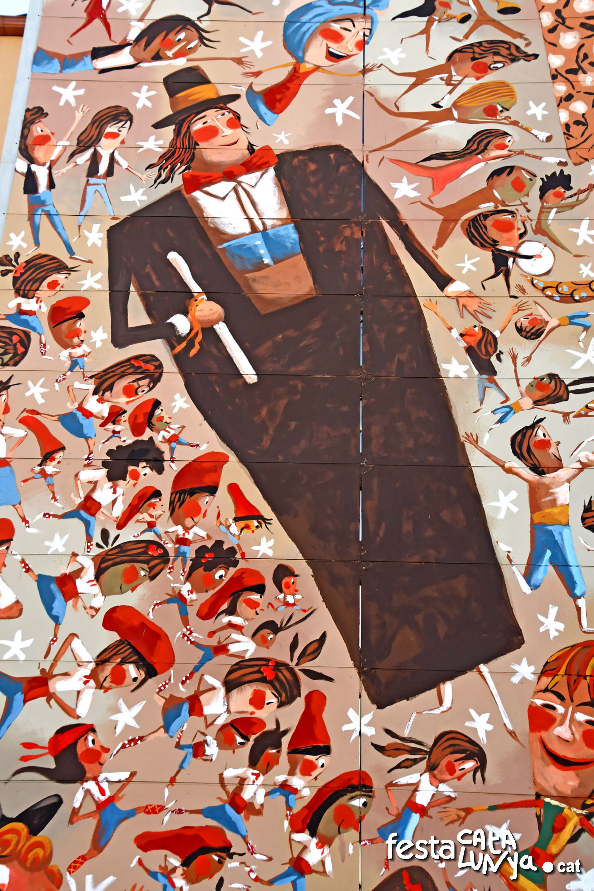Navàs - Mural Al pic del migdia