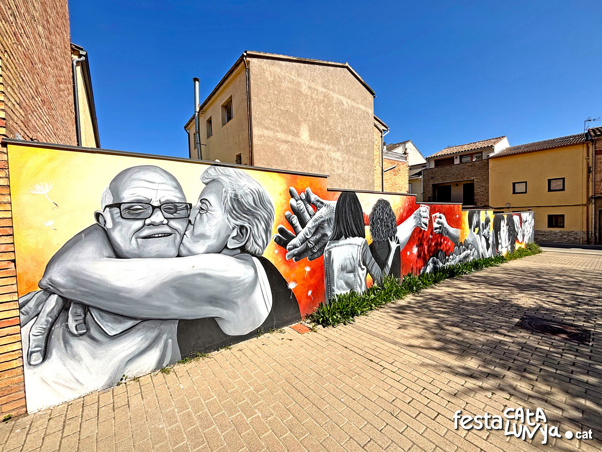 Navàs -Mural Amor i vida