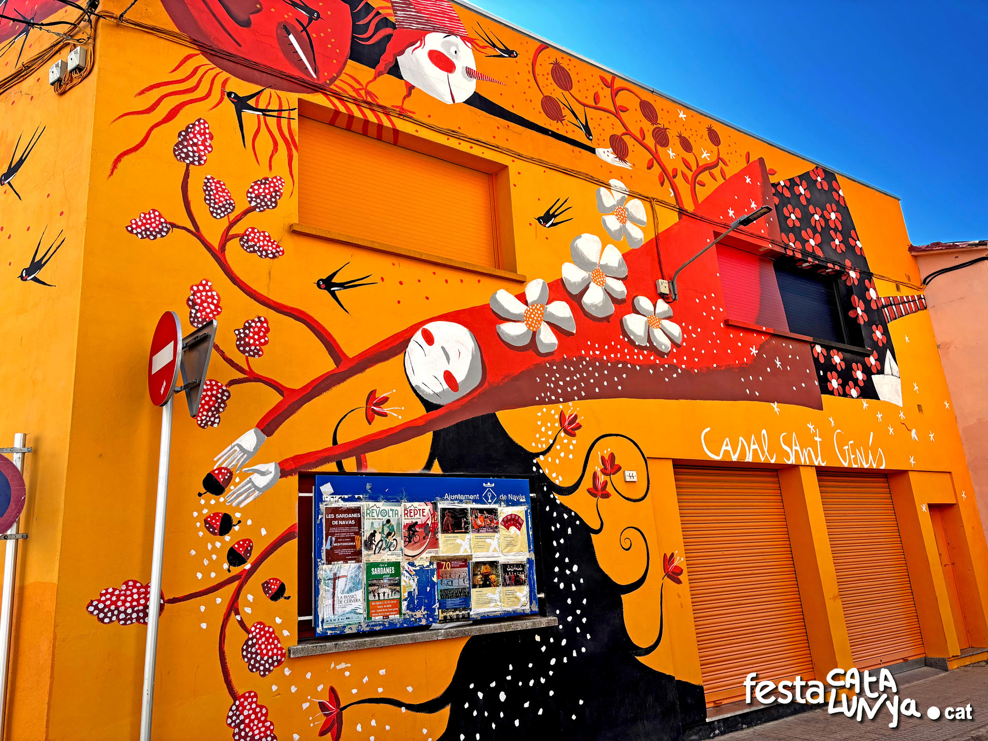 Navàs - Mural La cultura que conrea