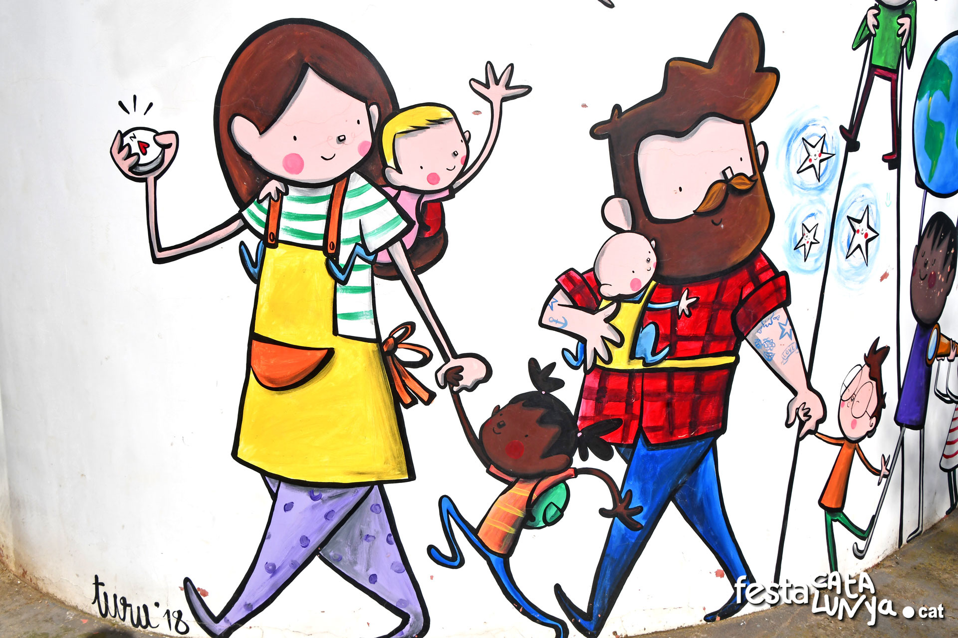 Navàs - Mural L'educació és el camí